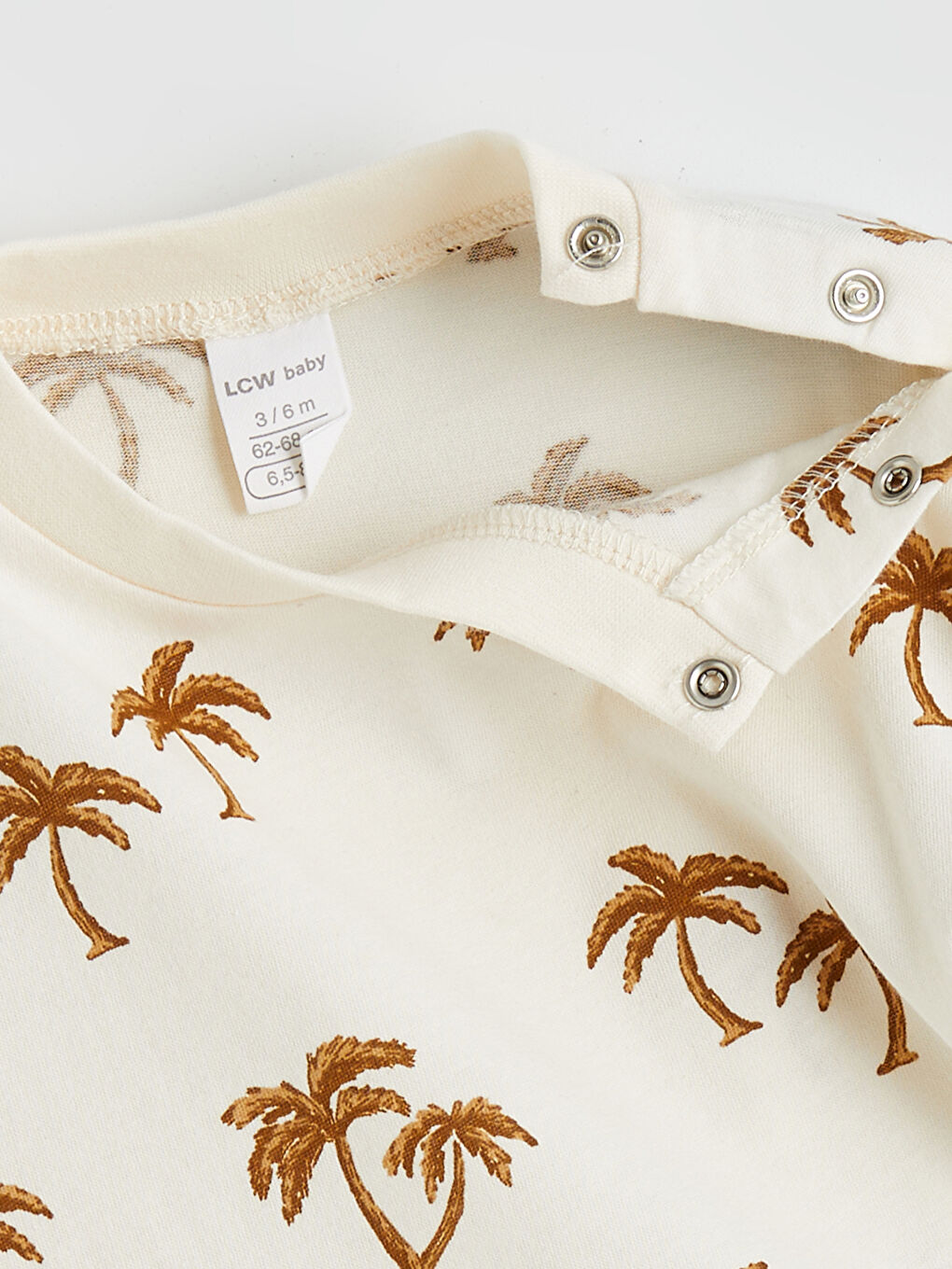 Palm Print Baby Boys' T-Shirt and Shorts Set-2