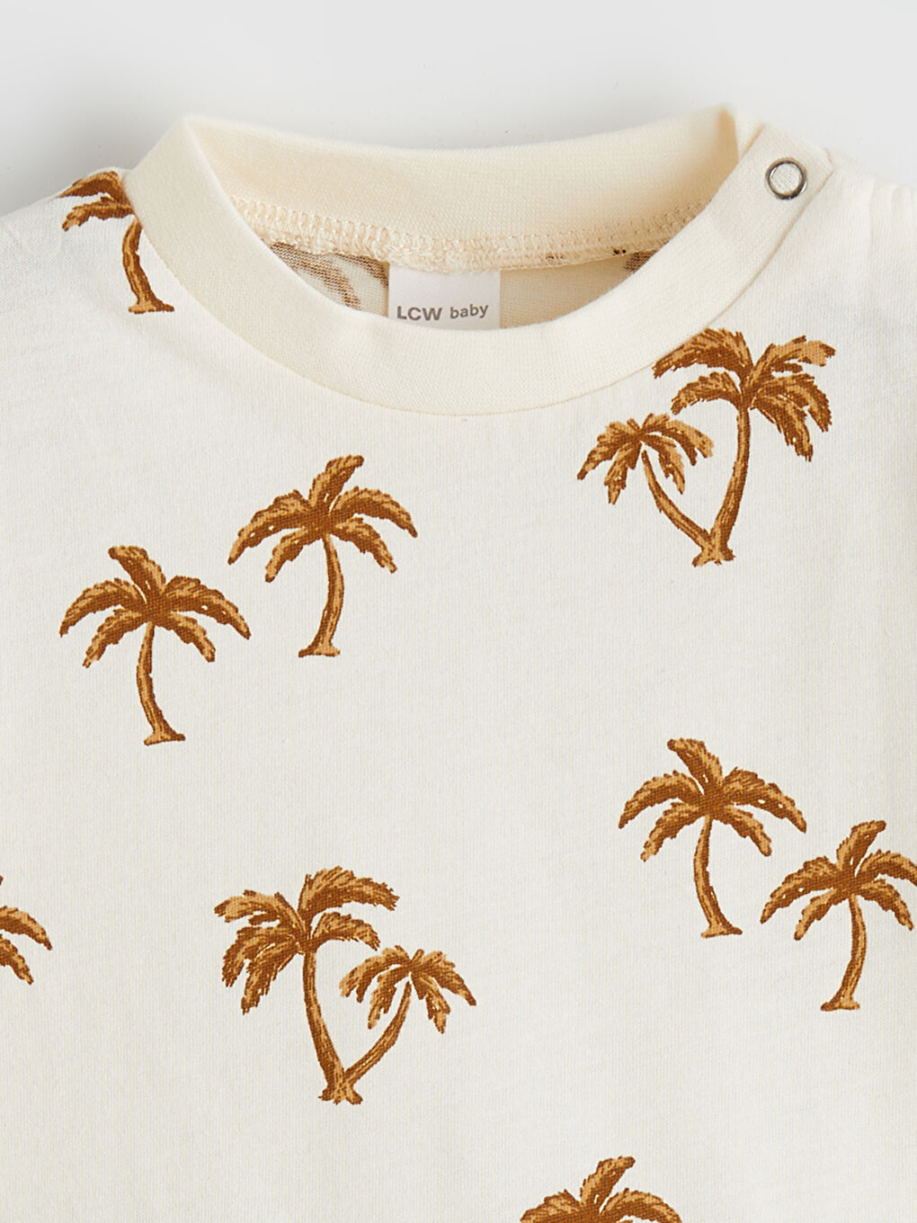 Palm Print Baby Boys' T-Shirt and Shorts Set-3