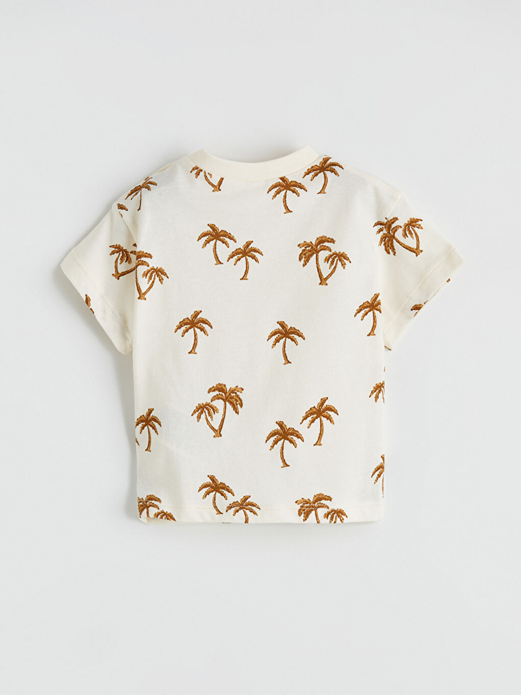 Palm Print Baby Boys' T-Shirt and Shorts Set-4