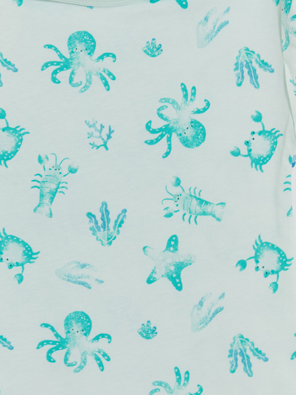 Turkuaz Bisiklet Yaka Baskılı Erkek Bebek Tulum 2'li-5