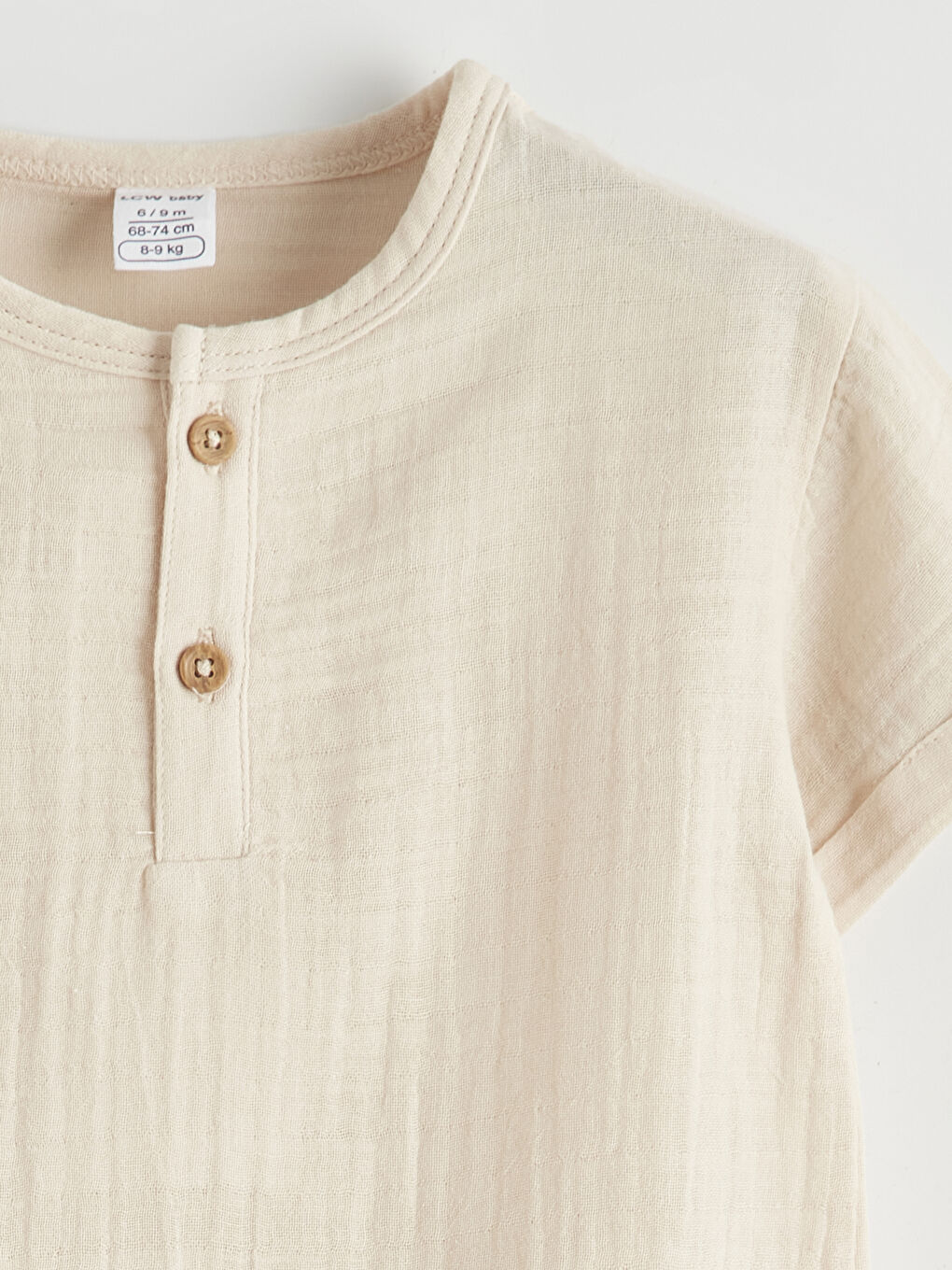 Baby Boy BEIGE Jumpsuit-1