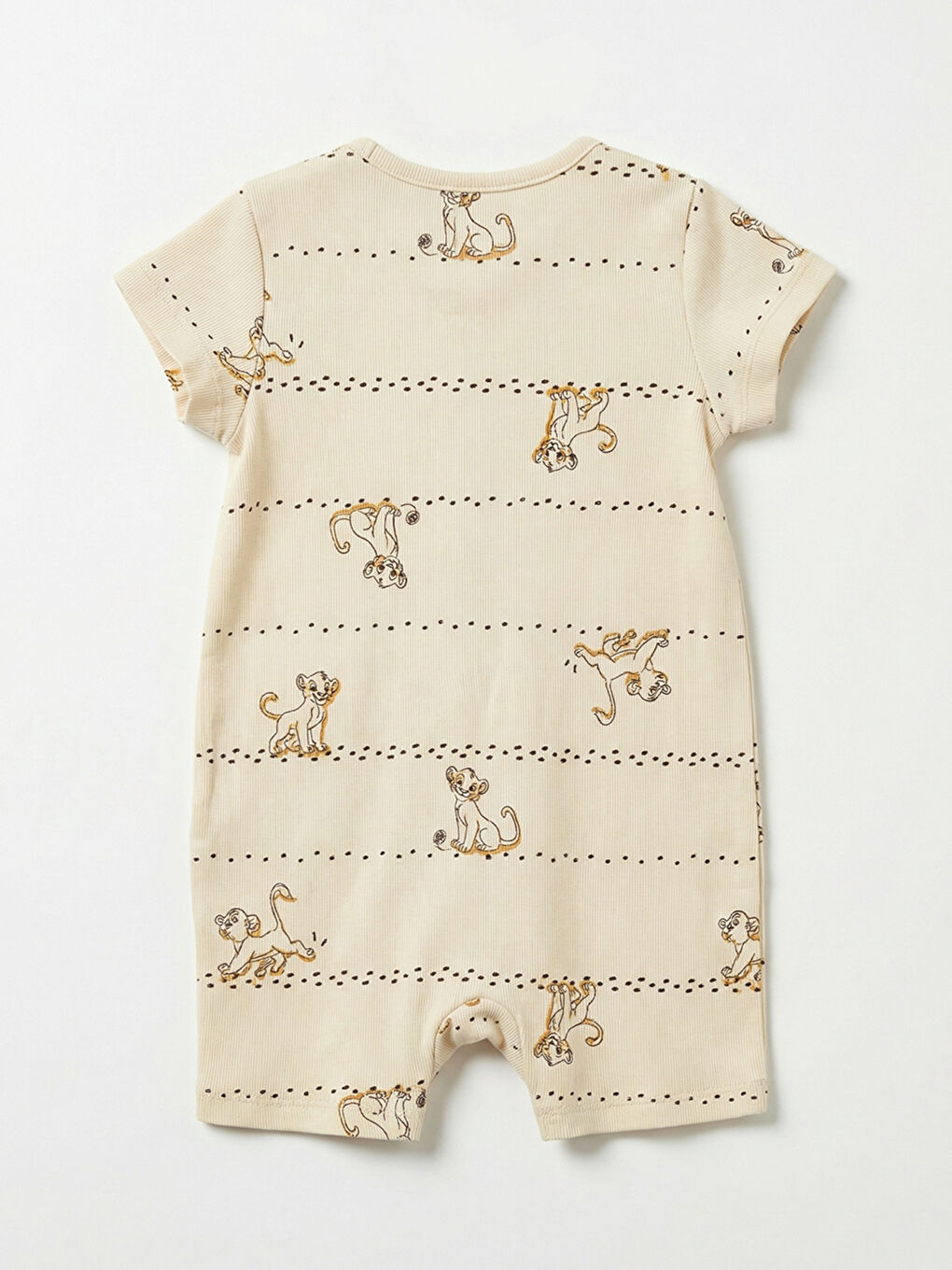 Yeşil Aslan Kral Baskılı Erkek Bebek Tulum 2'li-4