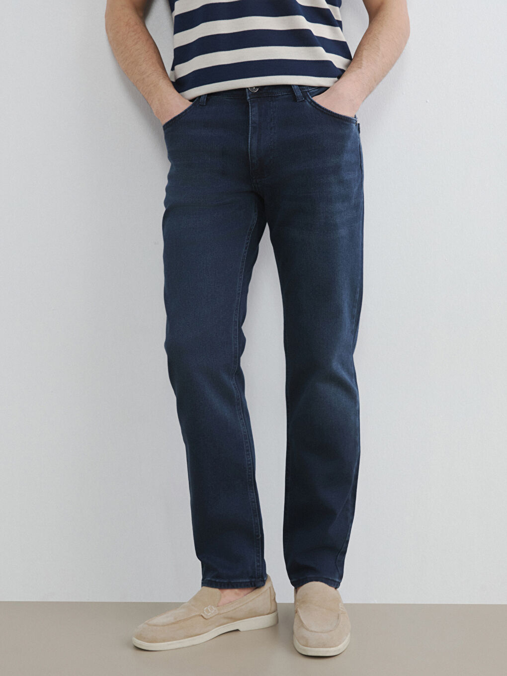 İndigo Regular Fit Erkek Jean Pantolon-2