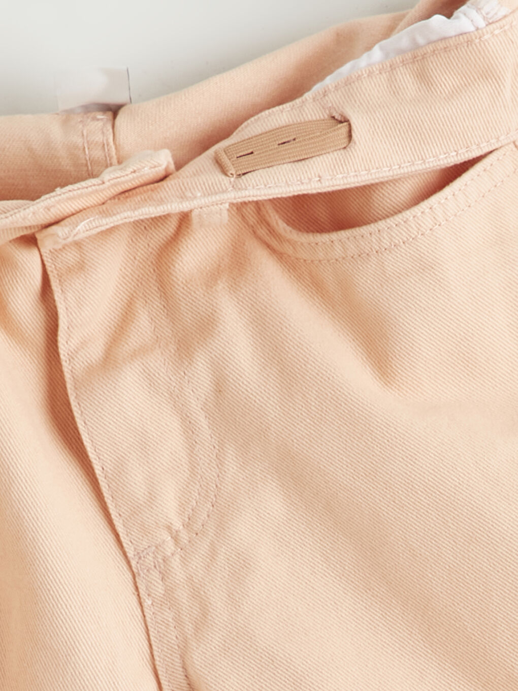 Mercan Beli Lastikli Kız Çocuk Şort-1