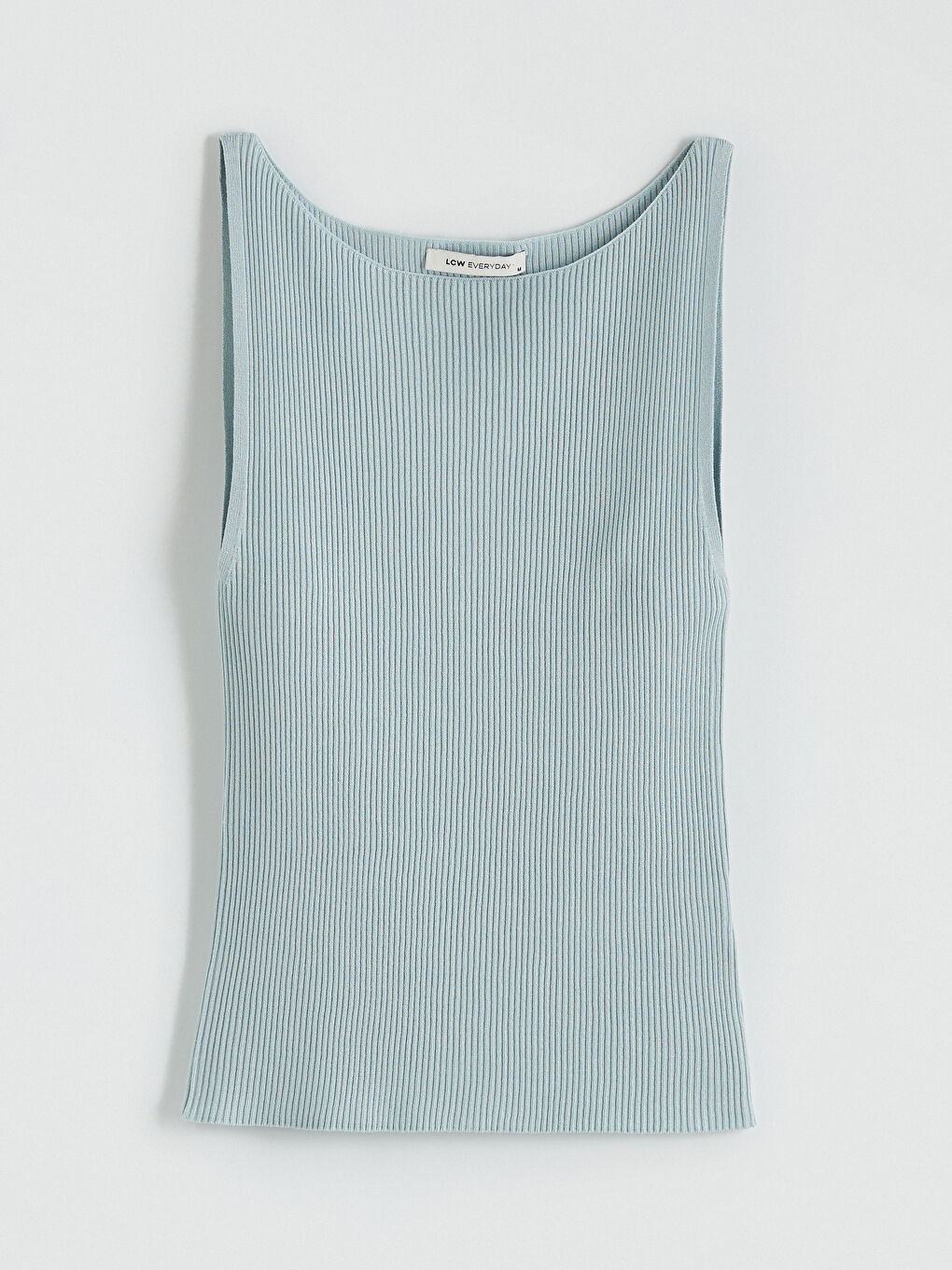 Женщины Голубой Майка-4