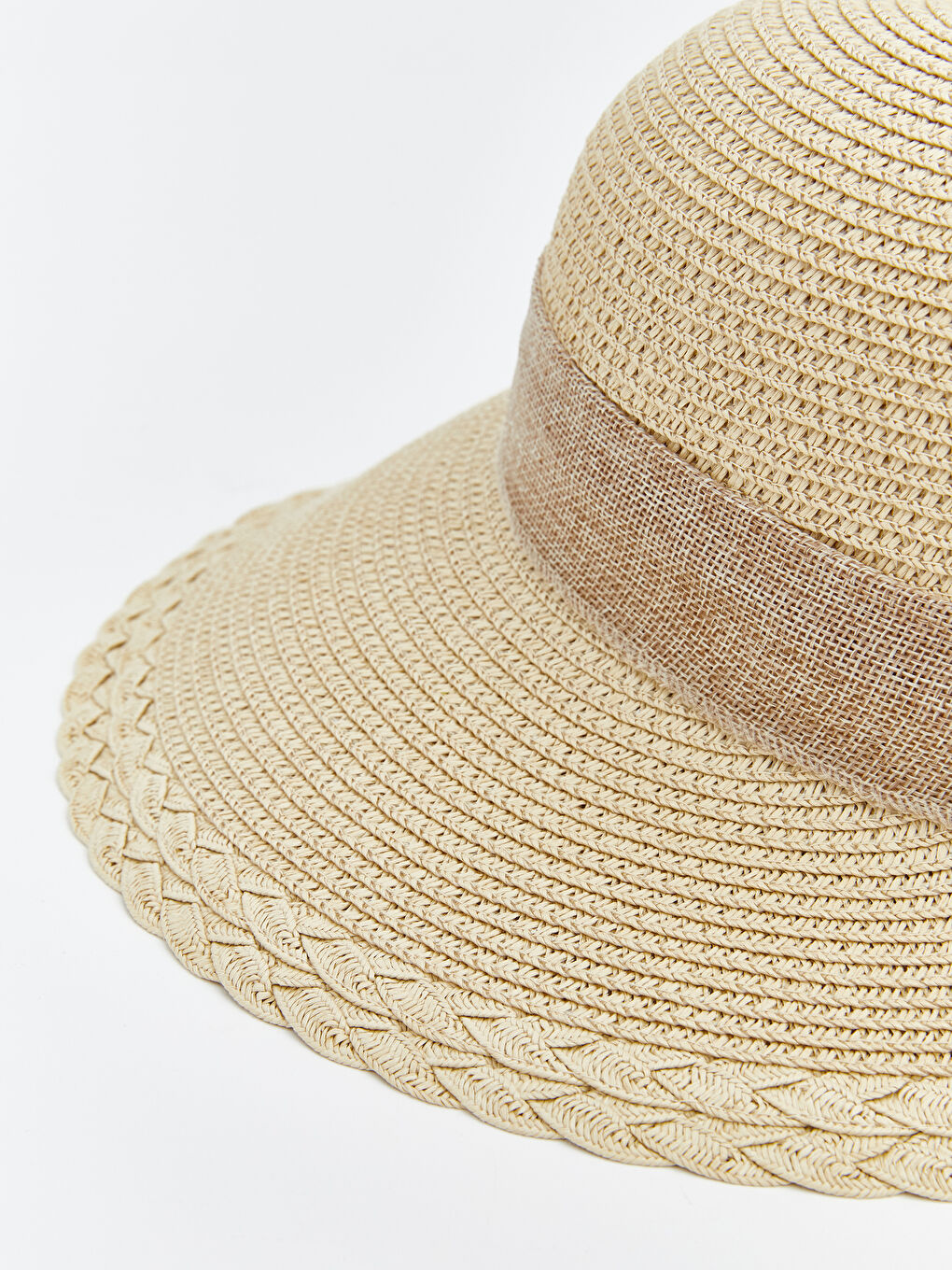 Женщины Бежевый Соломенная шляпа-2