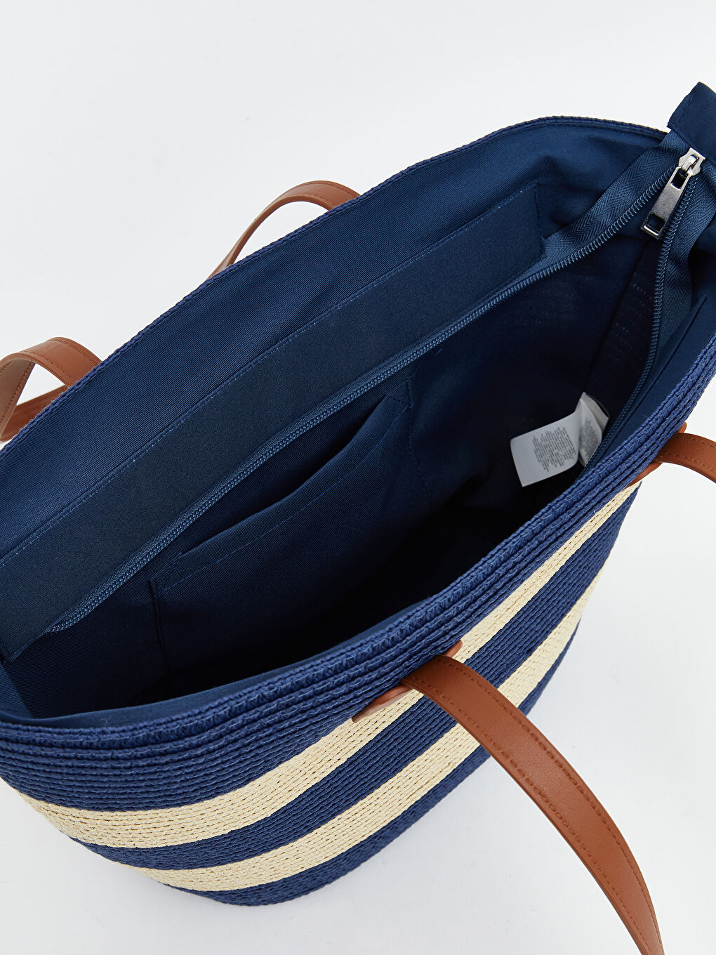 Damen Rattan Strandtasche-3