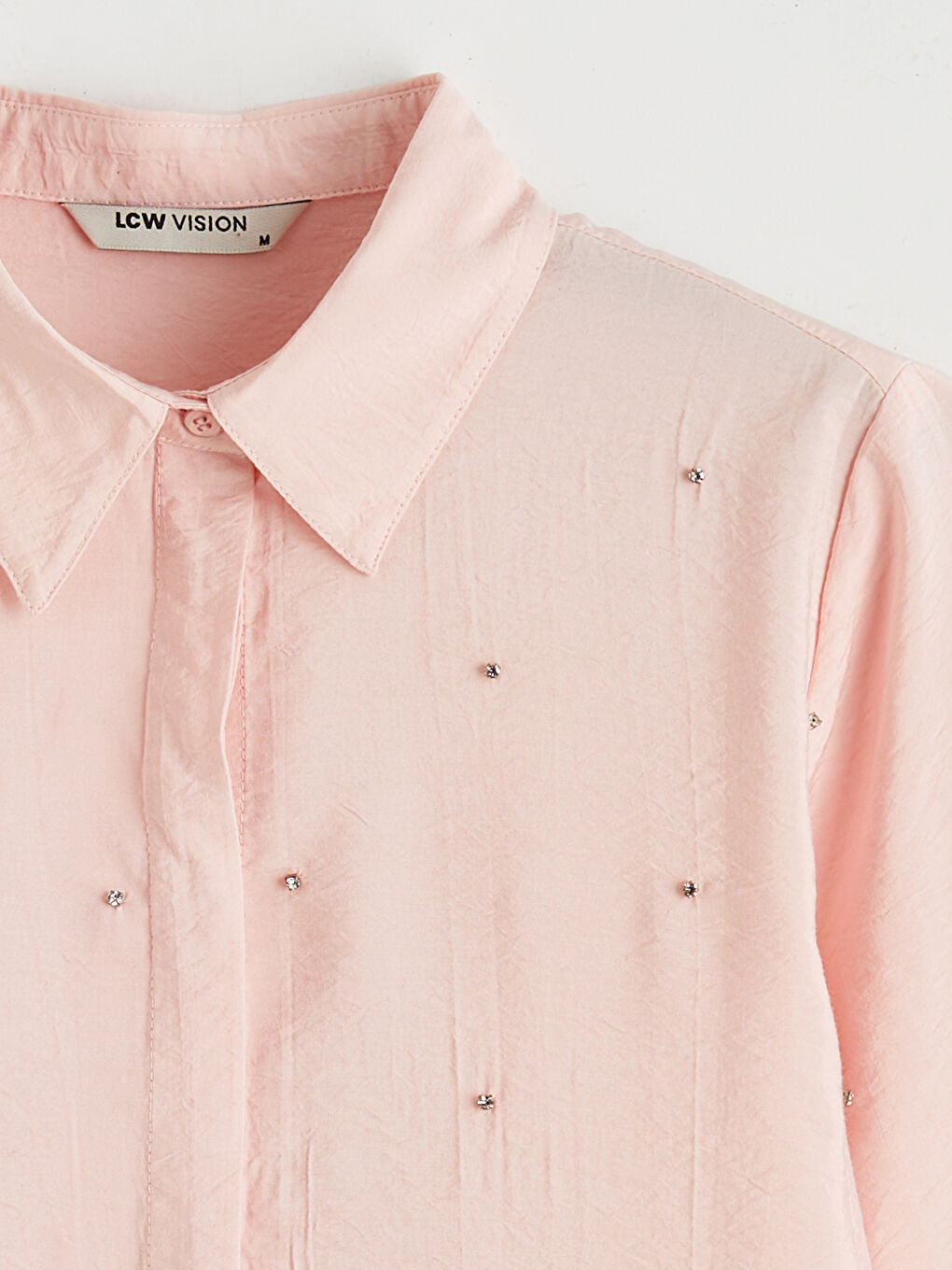 Stone Embellished Women's Shirt-5