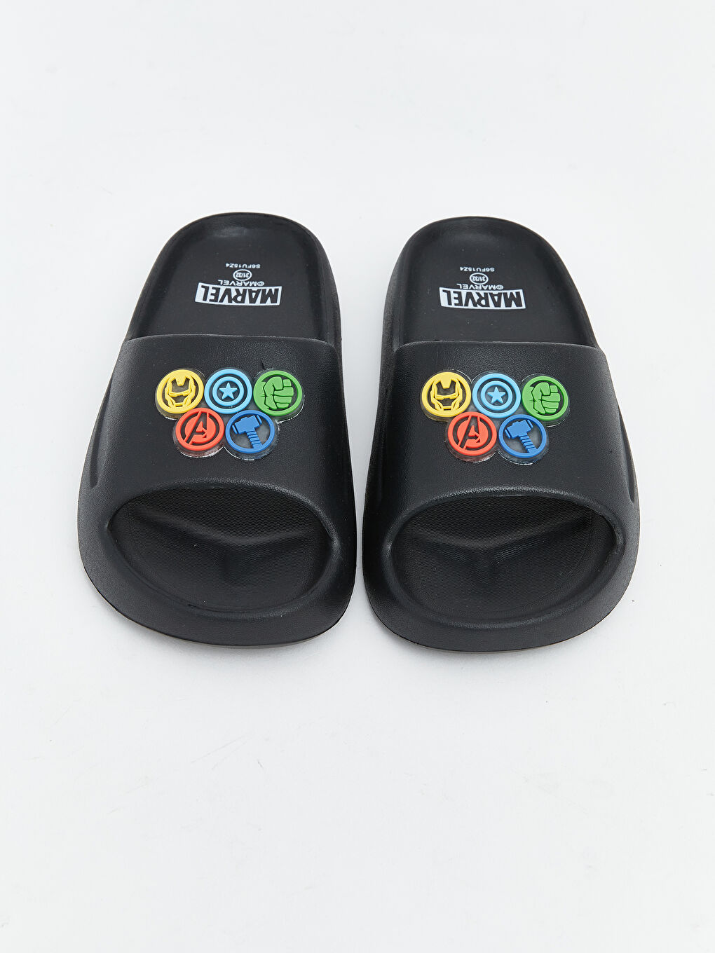 Момчешки пързалки с принт Marvel-2