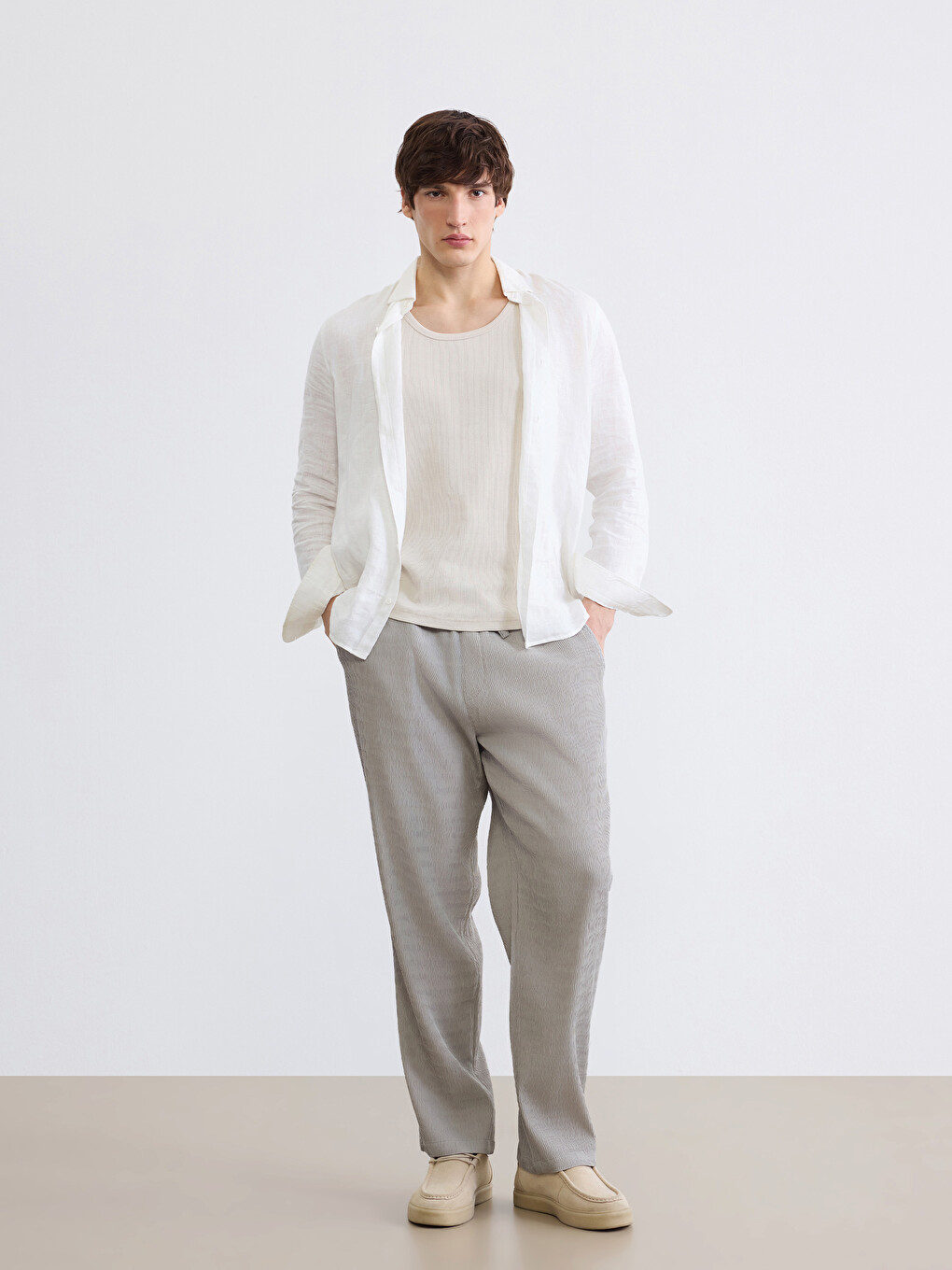 Mann Grey Hosen