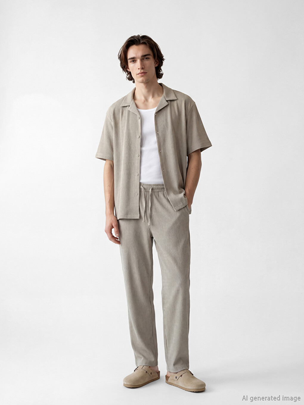 Mann Grey Hosen-1