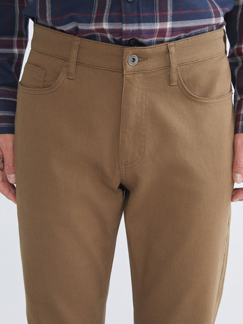 Yeşil Standart Kalıp Erkek Pantolon-2