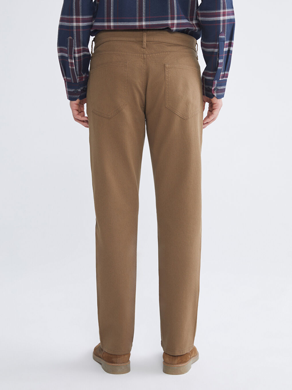 Yeşil Standart Kalıp Erkek Pantolon-3