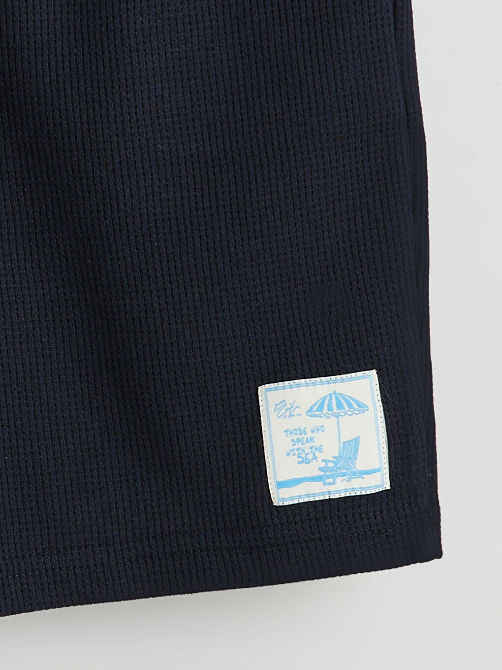 Lacivert Standart Kalıp Erkek Şort-5