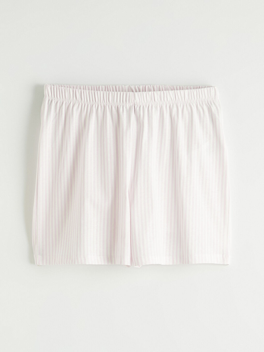 Pembe Çizgili Kadın Şortlu Pijama Takımı-7