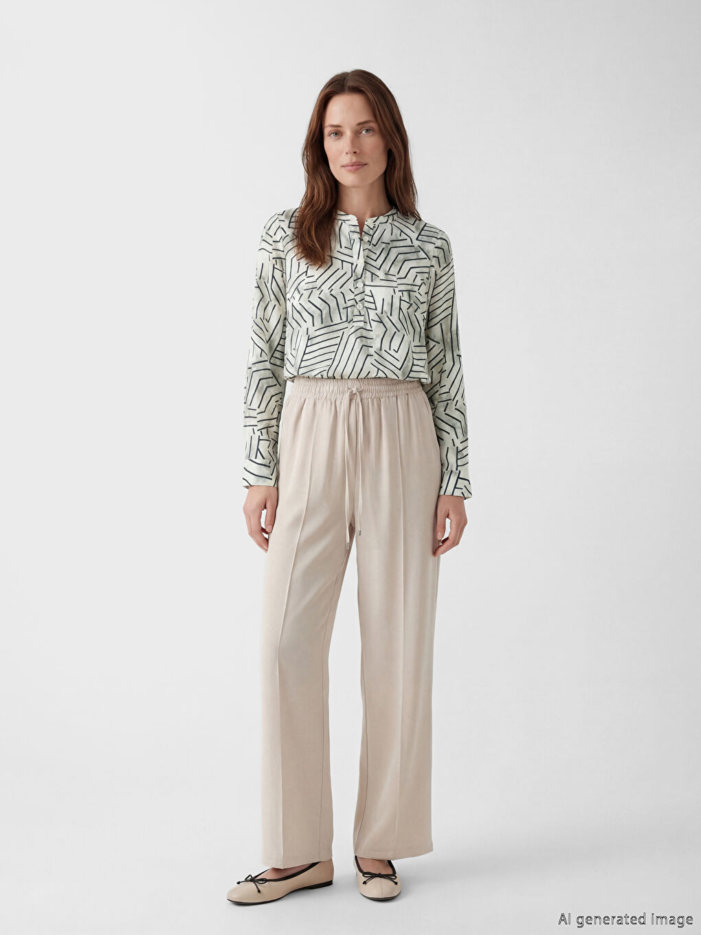 تونیکی ئافرەتی نەخشدار بە یەخەی باپیرەکان-1