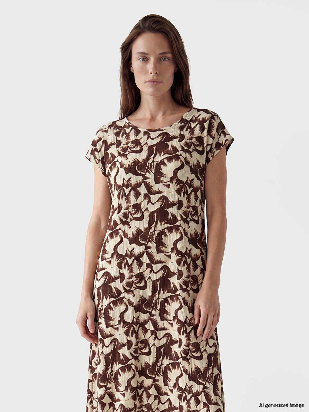 Rochie Croiala A Cu Model Guler Rotund-1