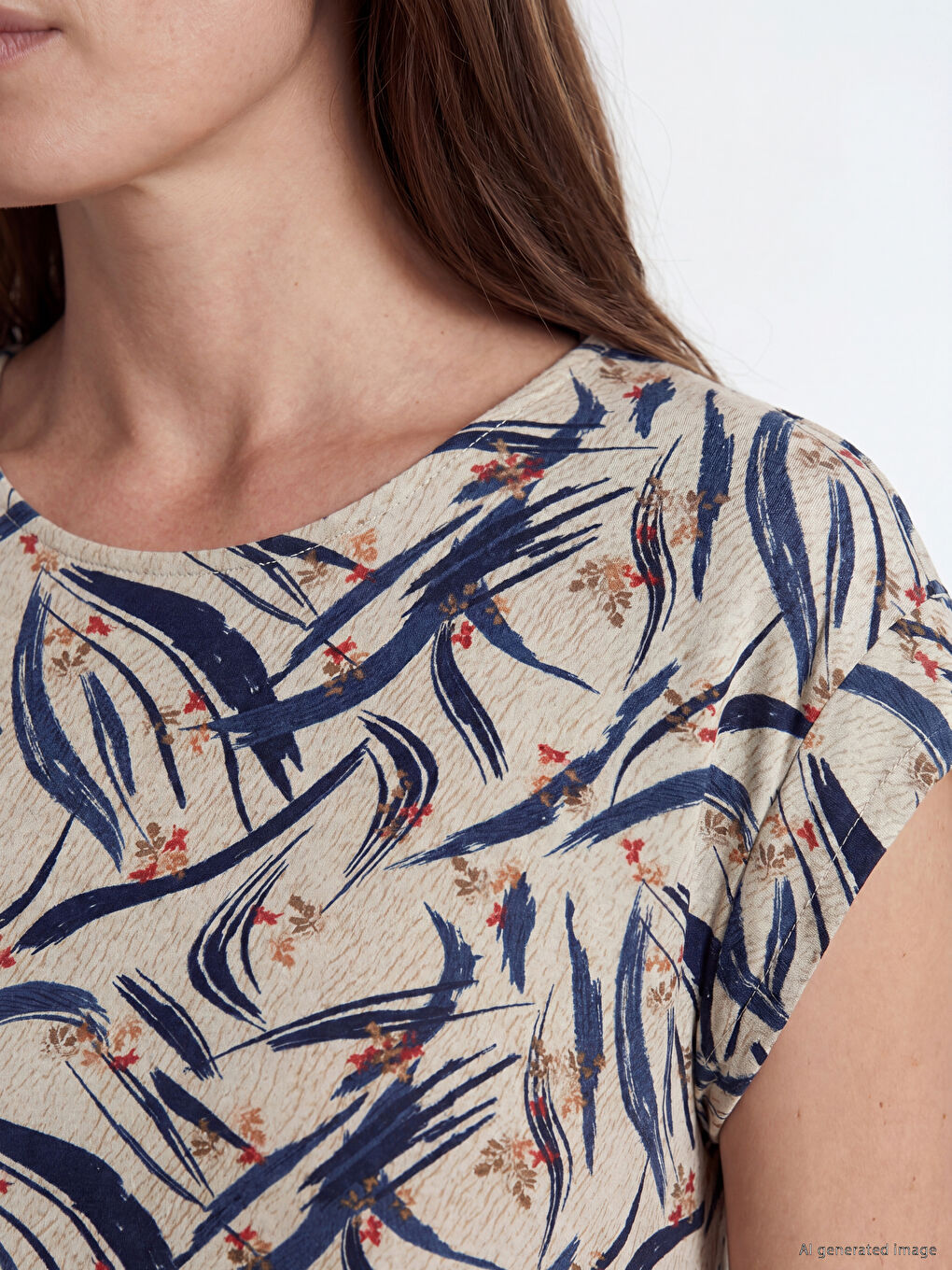 Žena EKRU haljina-2