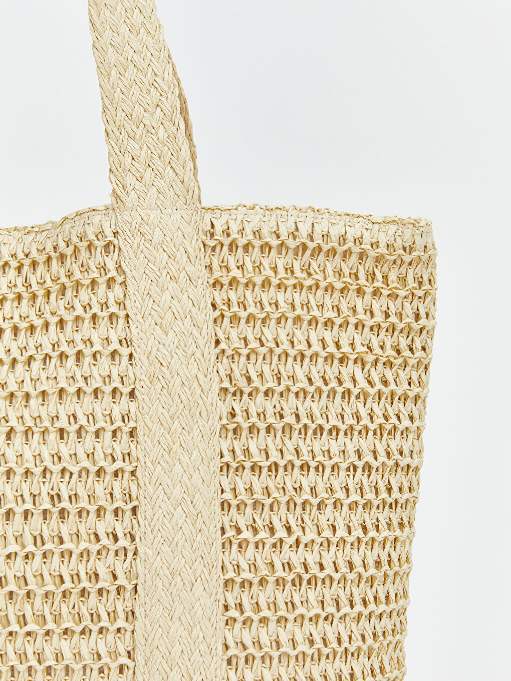 حقيبة الشاطئ المصنوعة من الخيزران للنساء-2