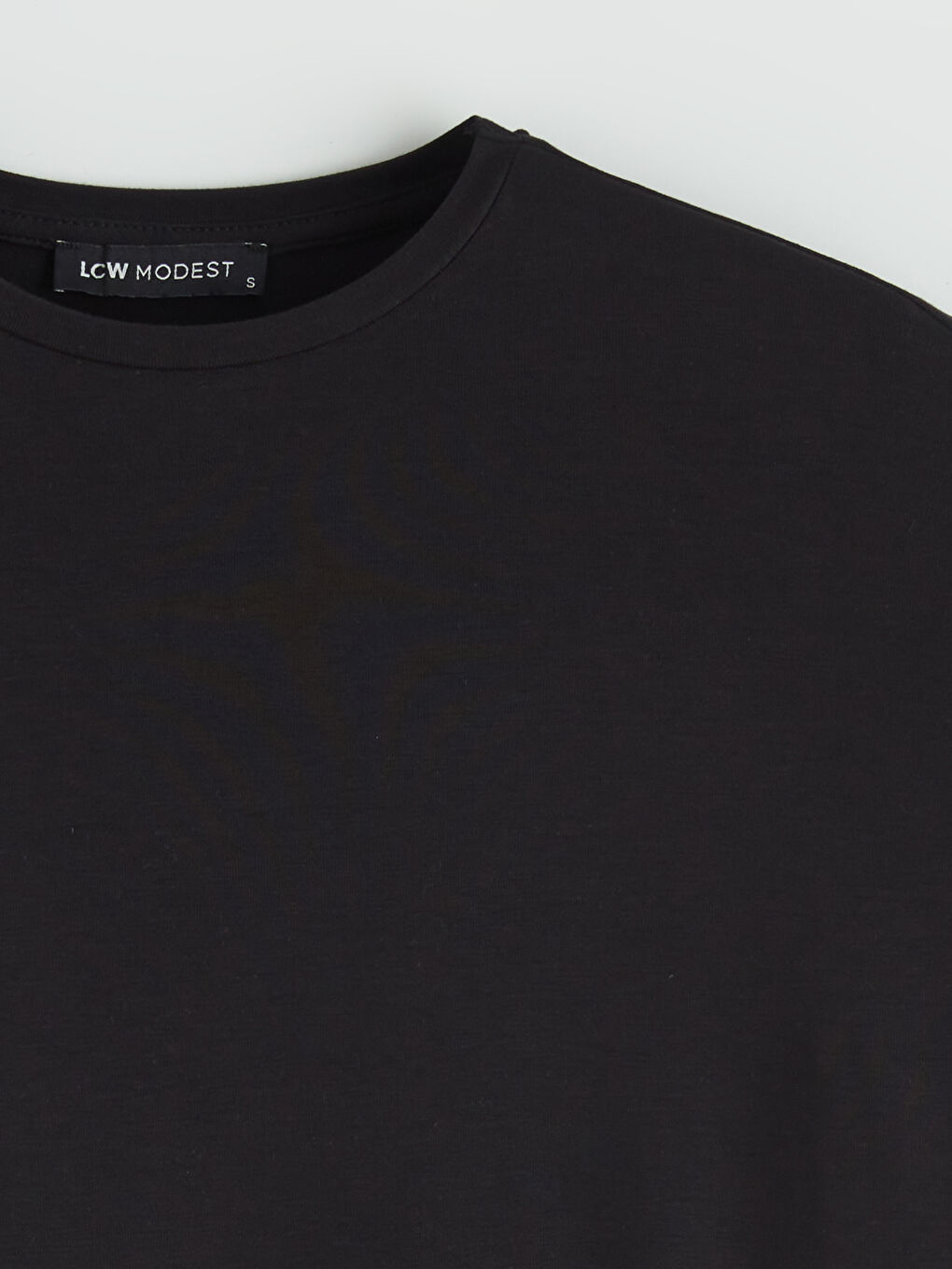 Siyah Bisiklet Yaka Kadın Tunik	-5