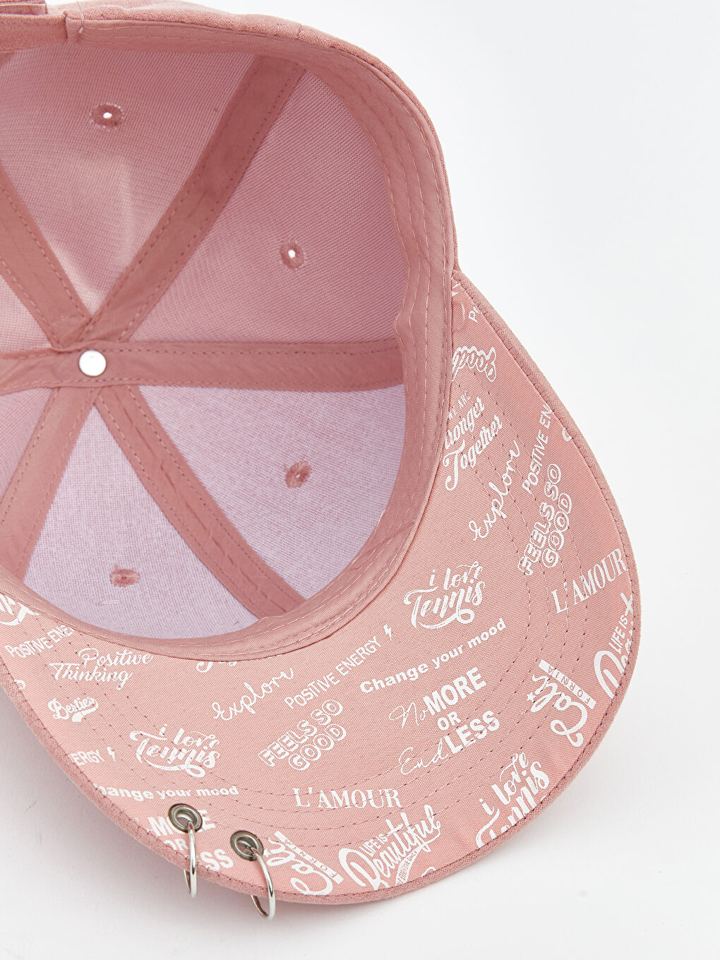 Women's Cap Hat with Embroidered Lettering-3