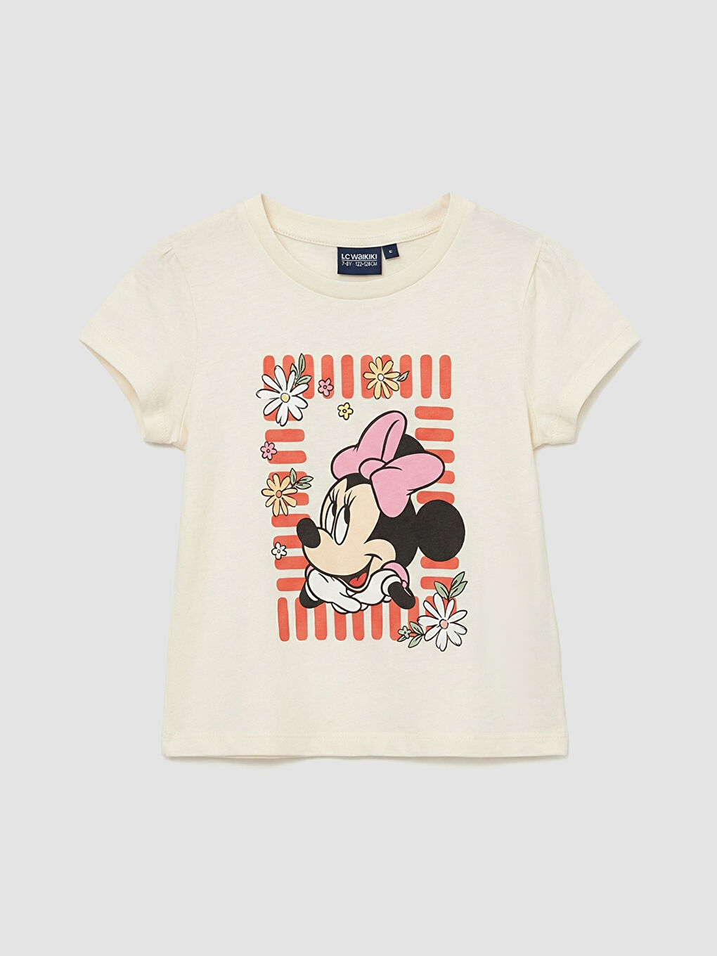 Minnie Mouse Print Baby Girl T-Shirt and Shorts-1