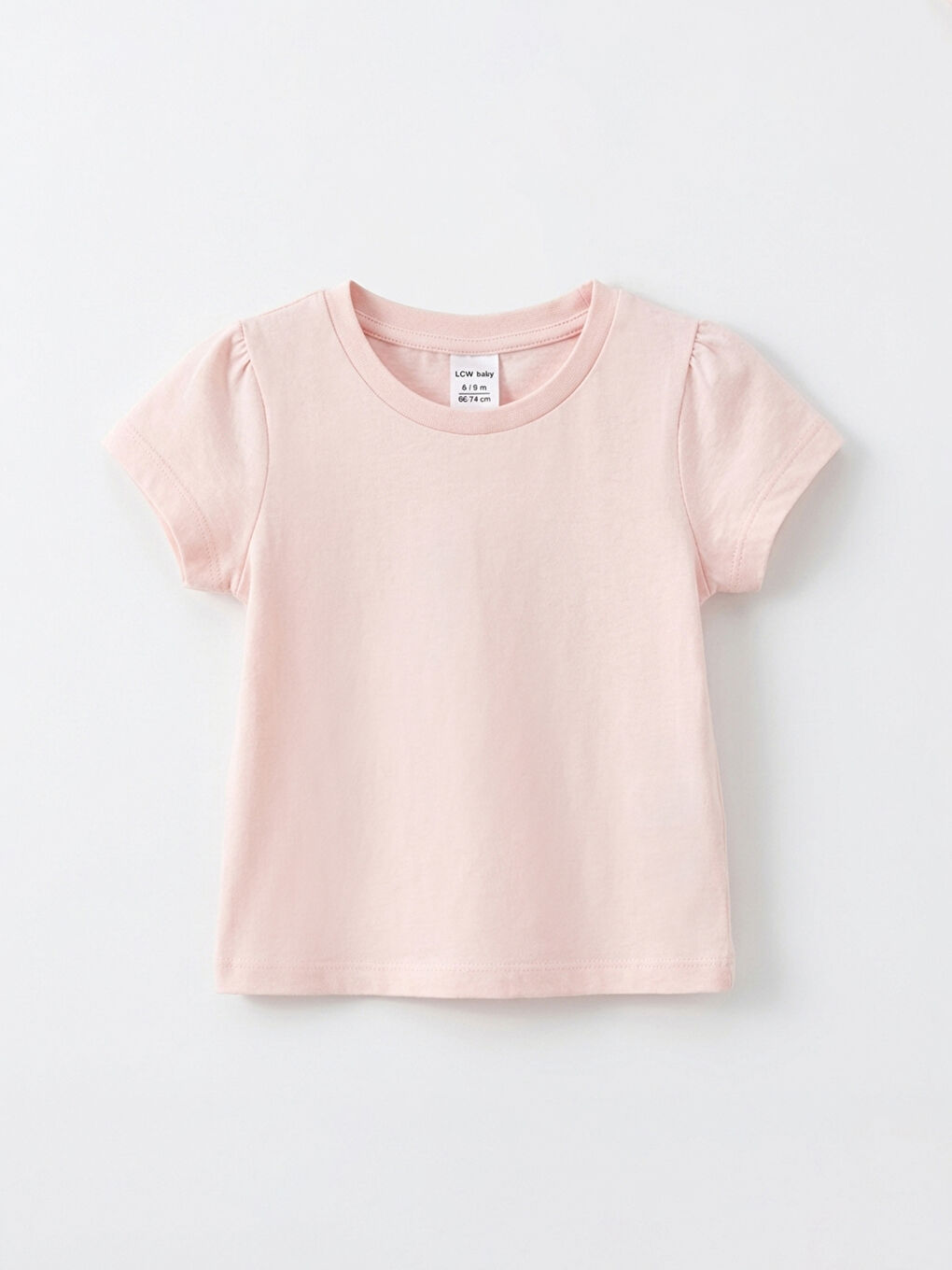 Minnie Mouse Print Baby Girl Pinafore Dress and T-shirt Set-1