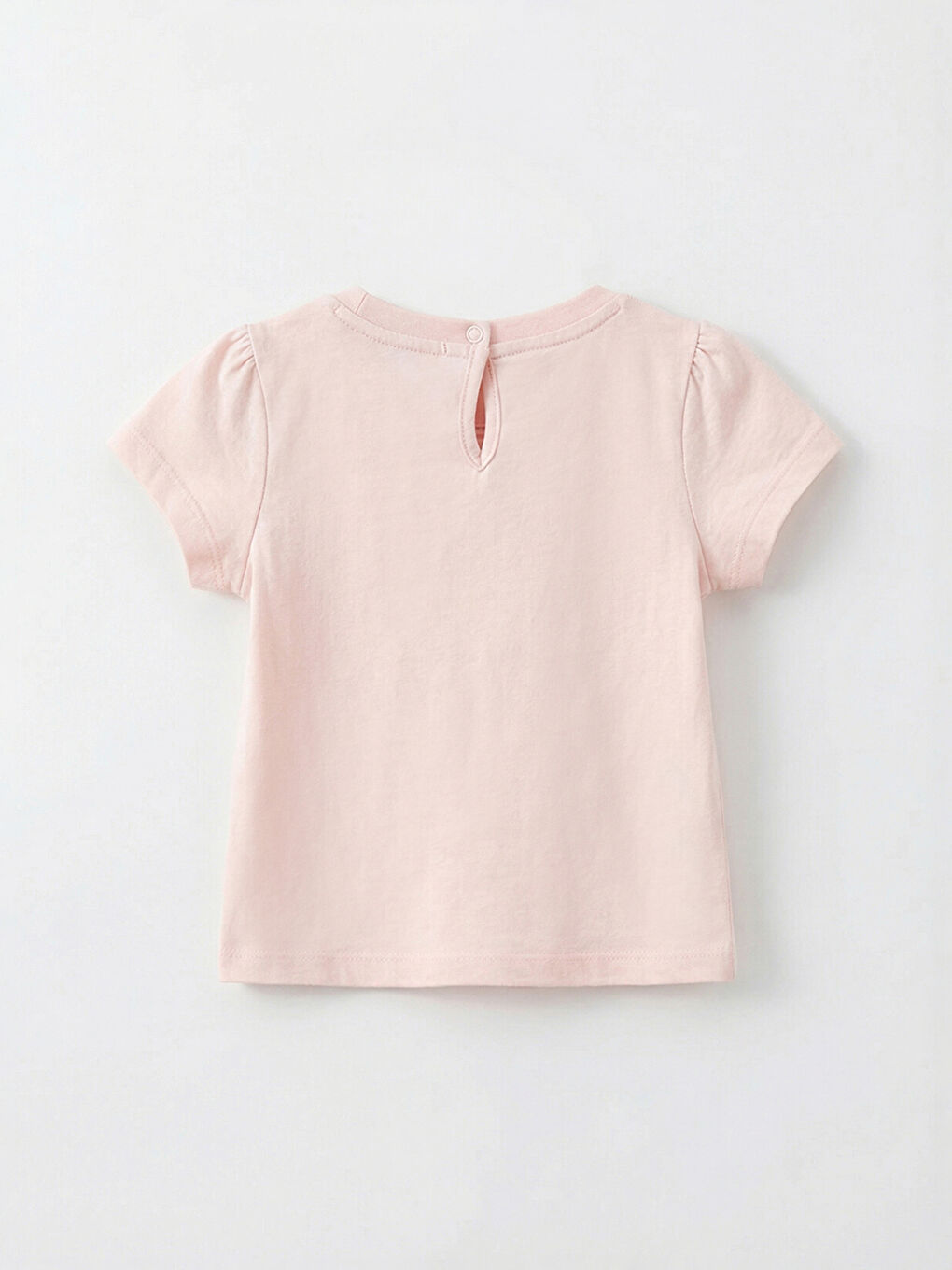 Minnie Mouse Print Baby Girl Pinafore Dress and T-shirt Set-2