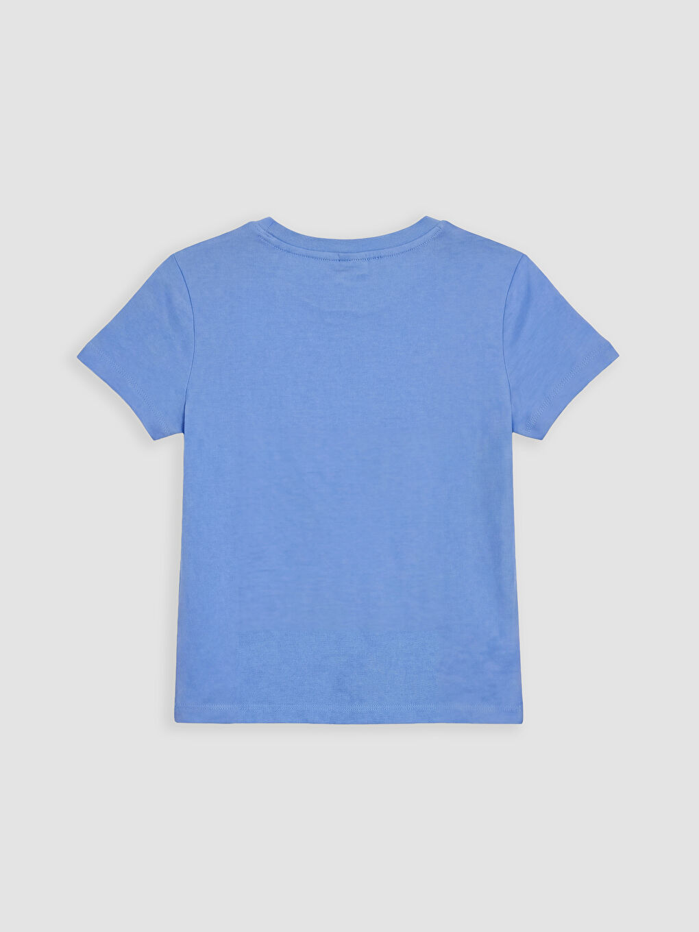 Crew Neck Printed Girls' T-Shirt-1
