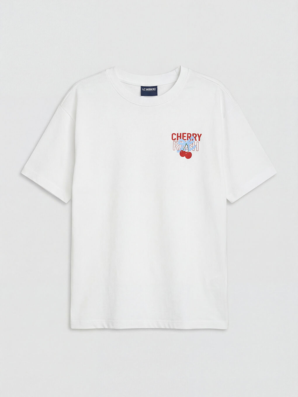 Cherry Printed Girls' T-Shirt-1