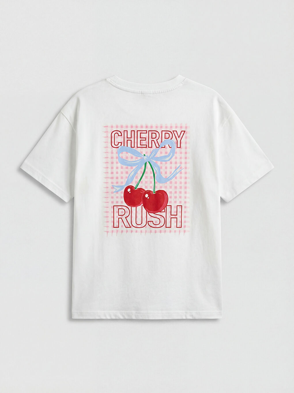 Cherry Printed Girls' T-Shirt-2