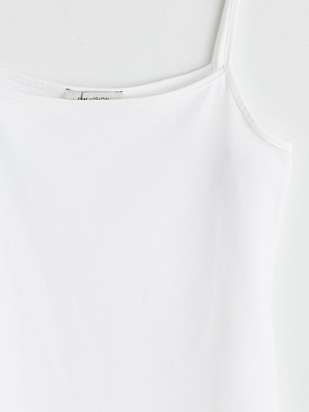 Beyaz U Yaka İp Askılı Kadın Atlet-2