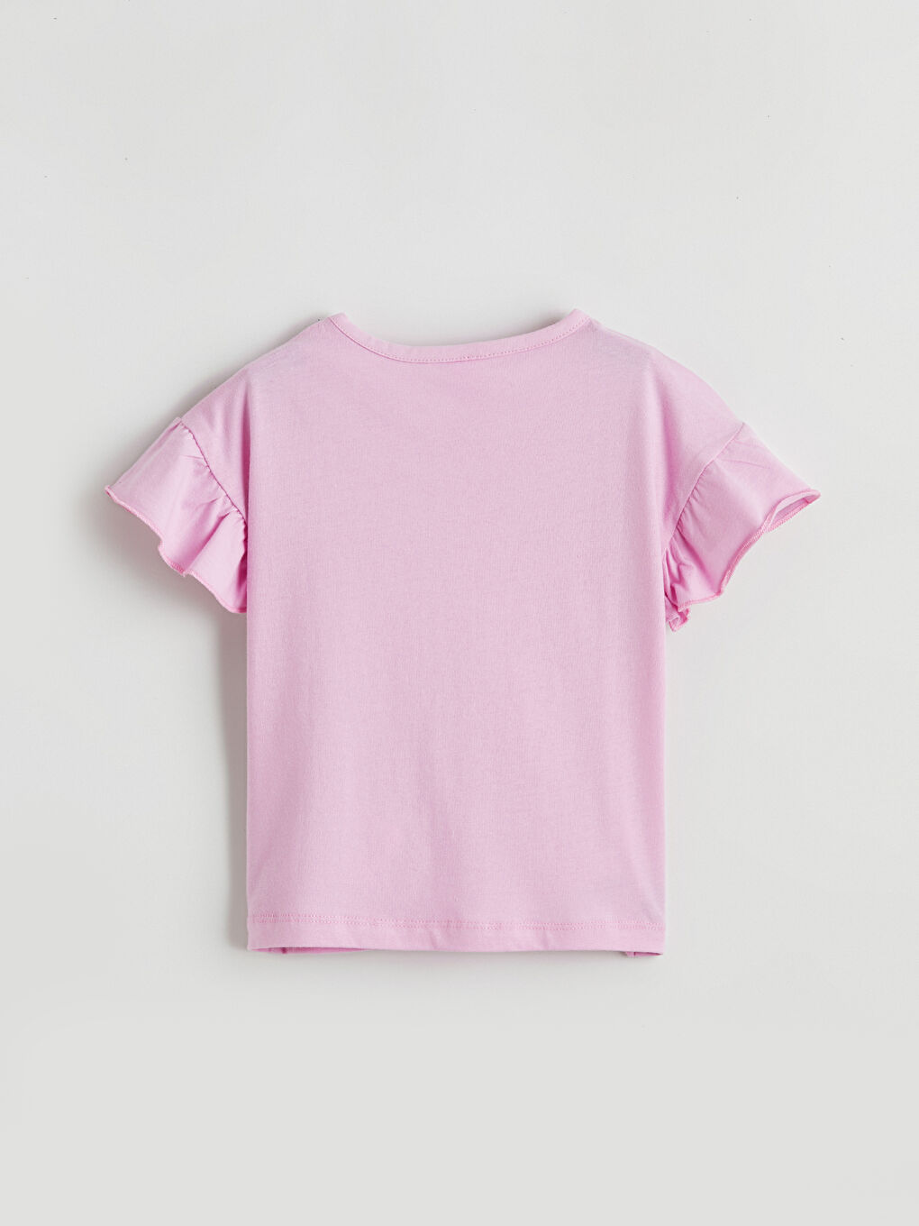 Crew Neck Printed Girls' T-Shirt 2 Pack-3