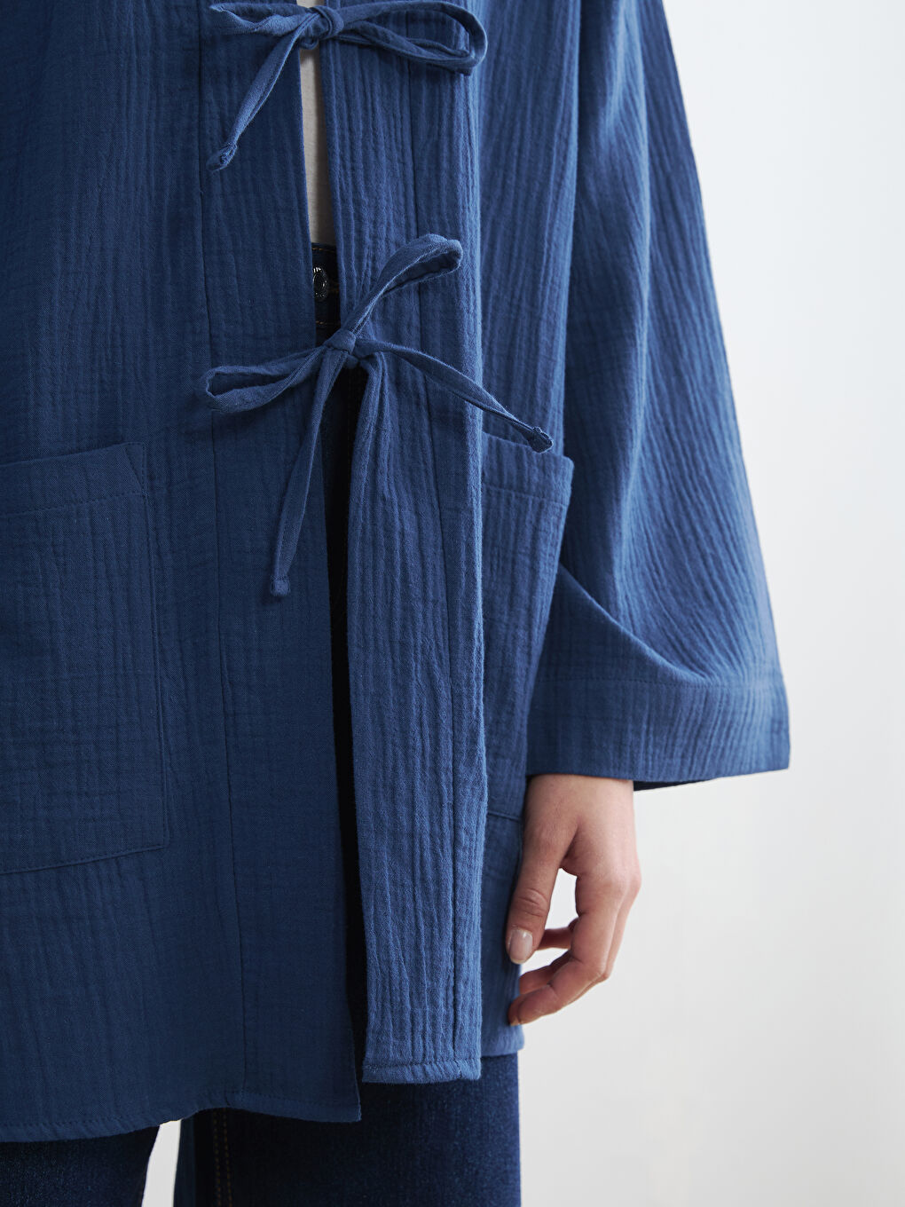 كيمونو كحلي امرأة-2