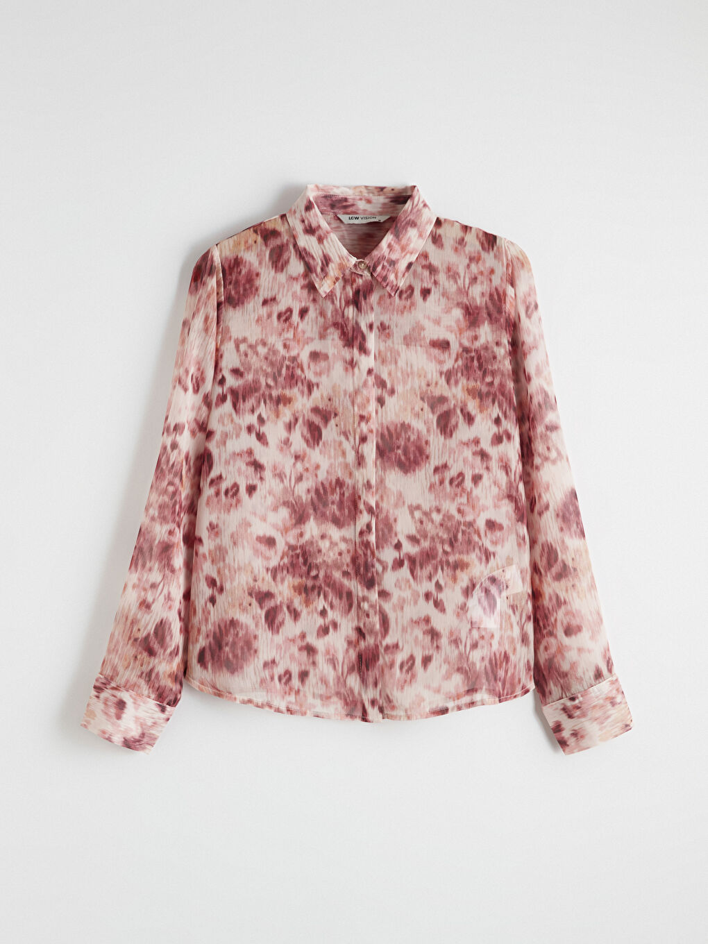 ბატიკის მოჩითვის შიფონის ქალის პერანგი