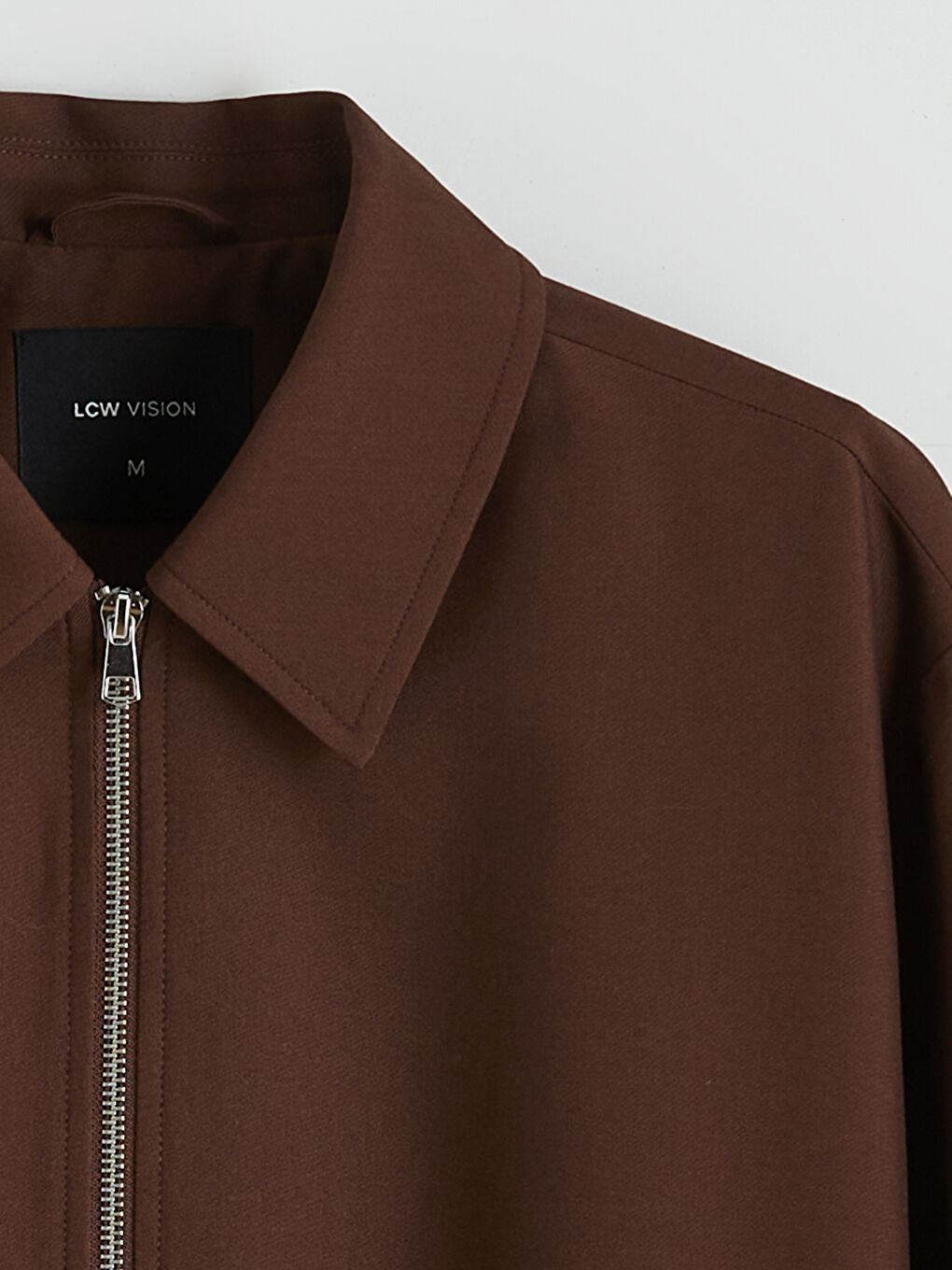 Jachetă pentru femei cu guler tip cămașă-13