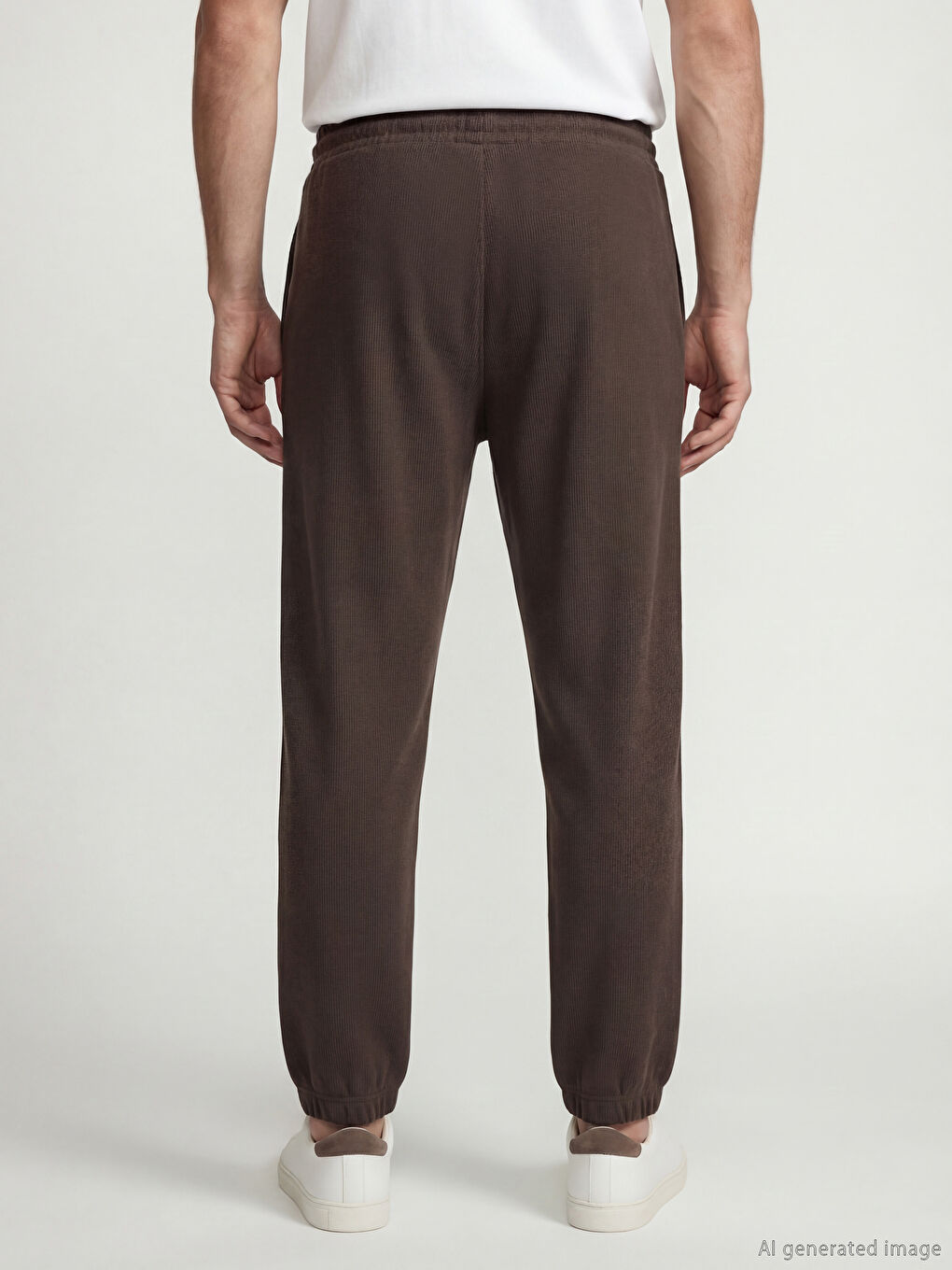 Kahverengi Standart Kalıp ErkekJogger Eşofman Altı-2