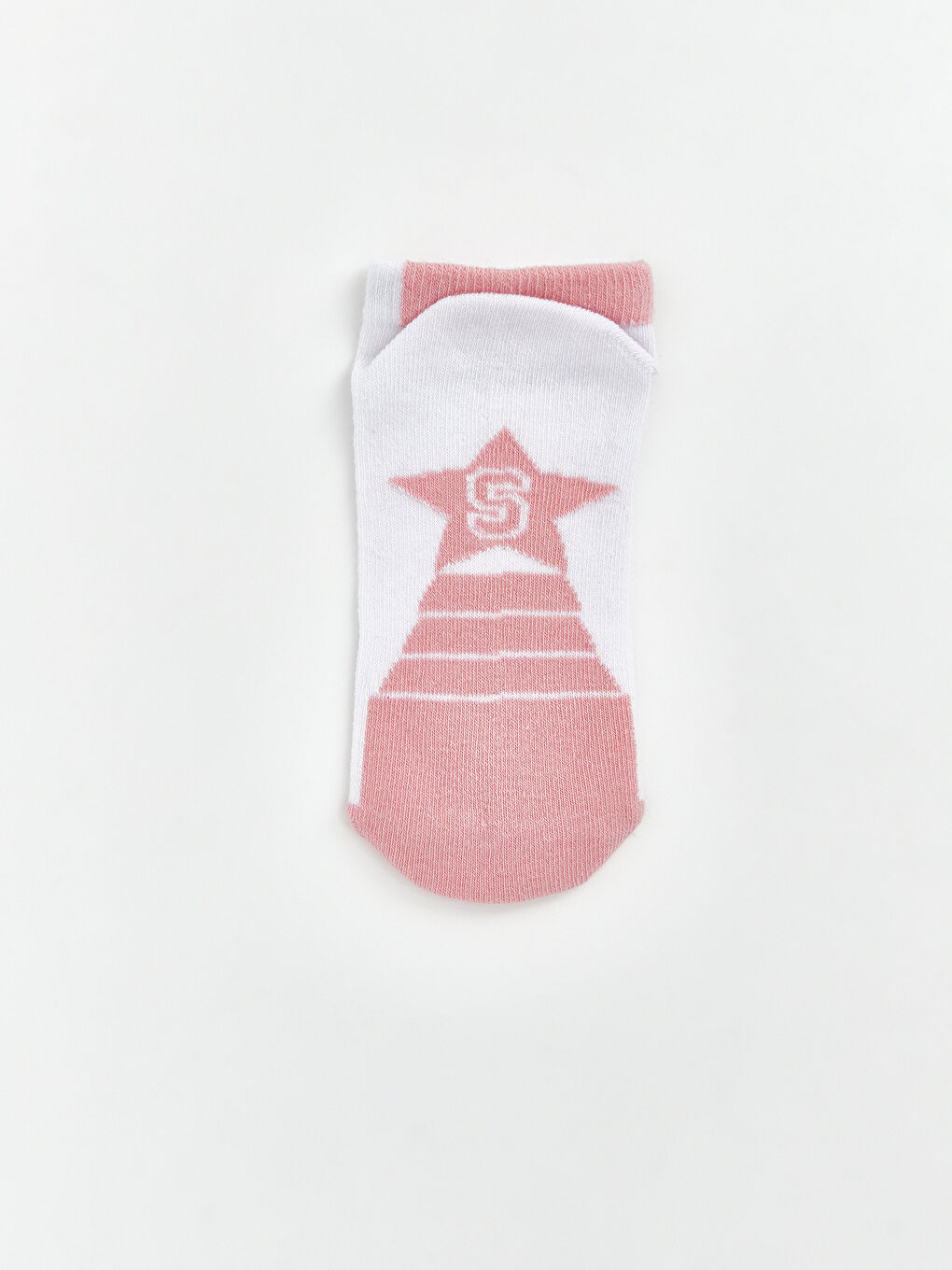 Pembe Kız Çocuk Patik Çorap 5'li-1