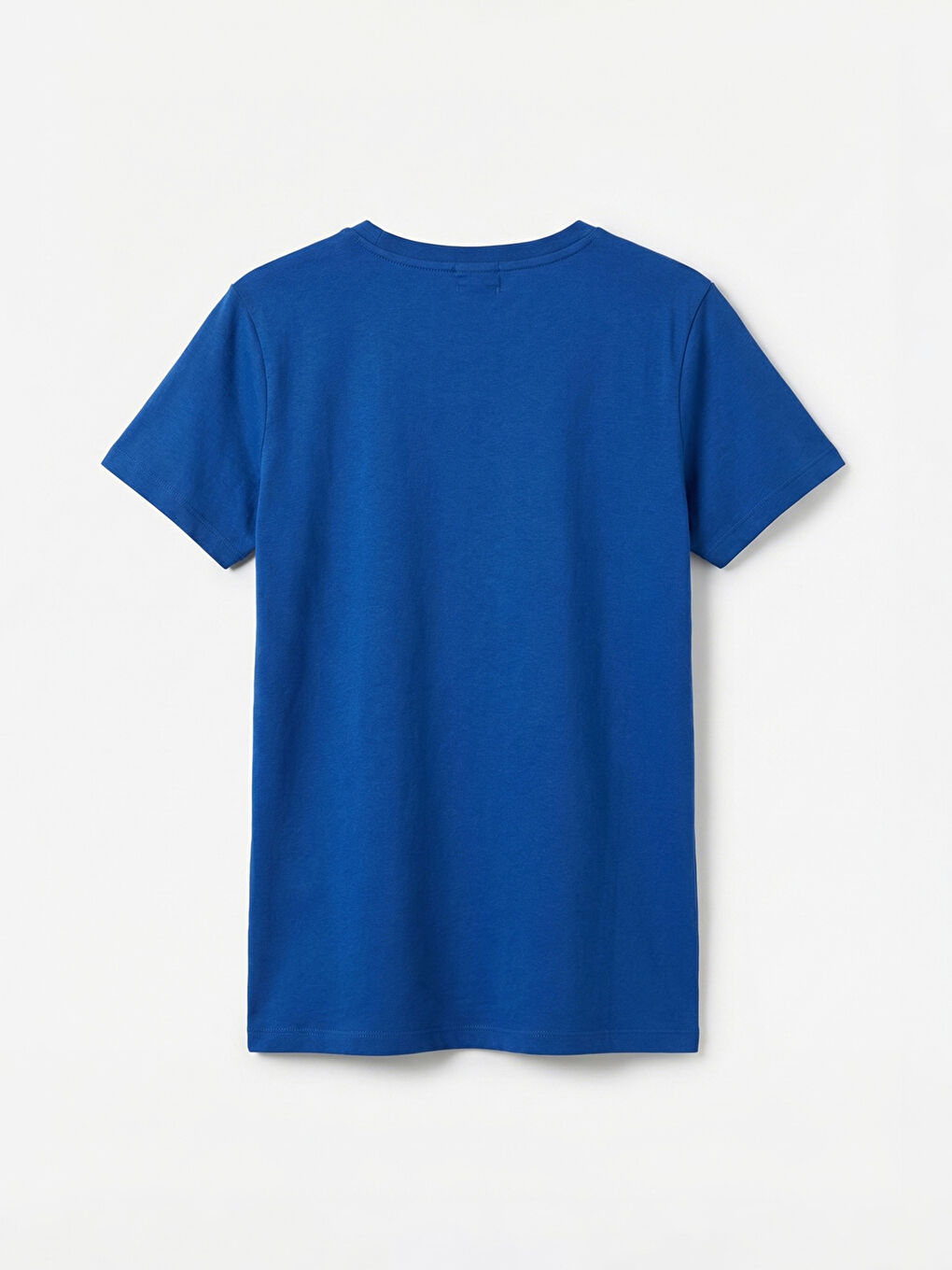 Mavi Bisiklet Yaka Baskılı Kadın Tişört-5