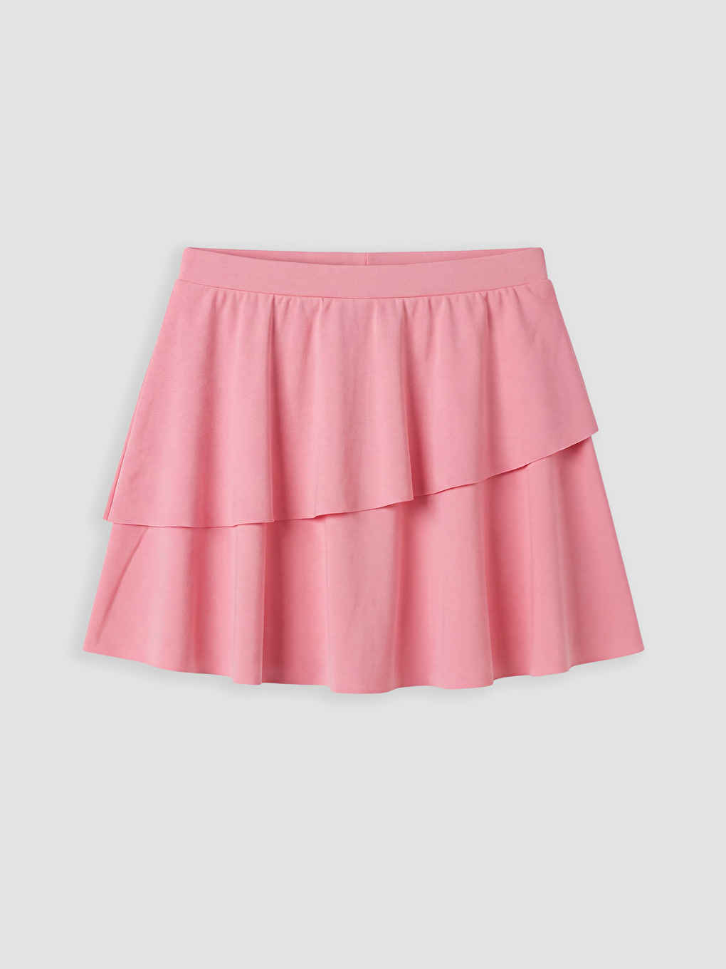 Pembe Beli Lastikli Kadın Yüzme Şort Etek