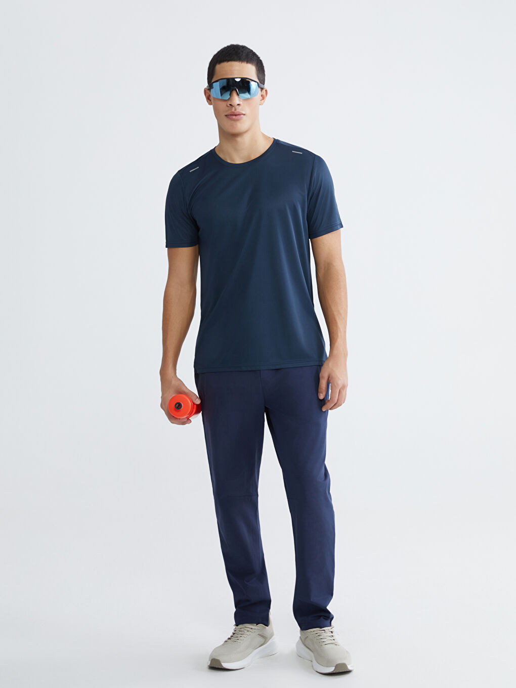 Lacivert Standart Kalıp Erkek Eşofman Altı