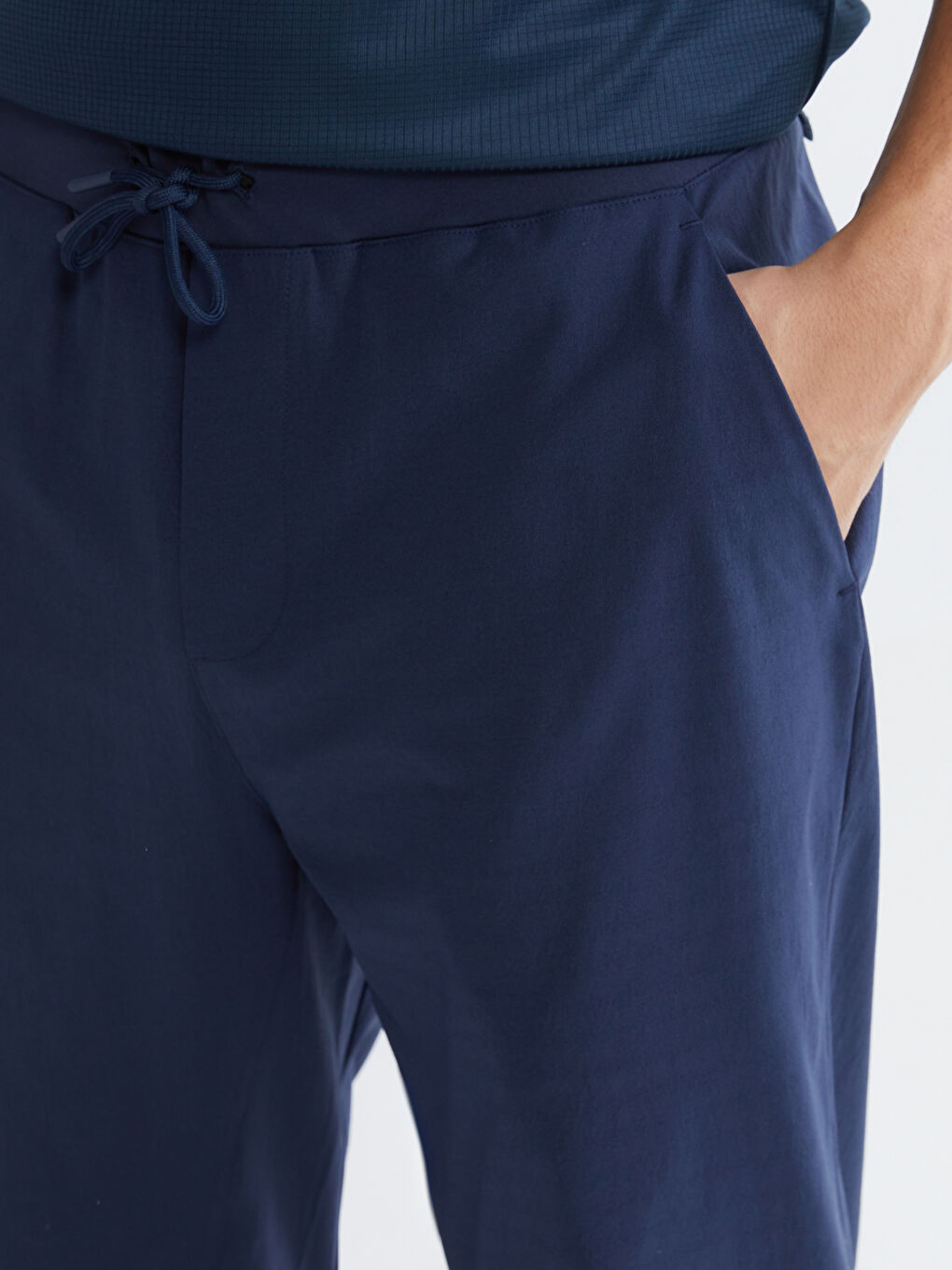 Lacivert Standart Kalıp Erkek Eşofman Altı-2