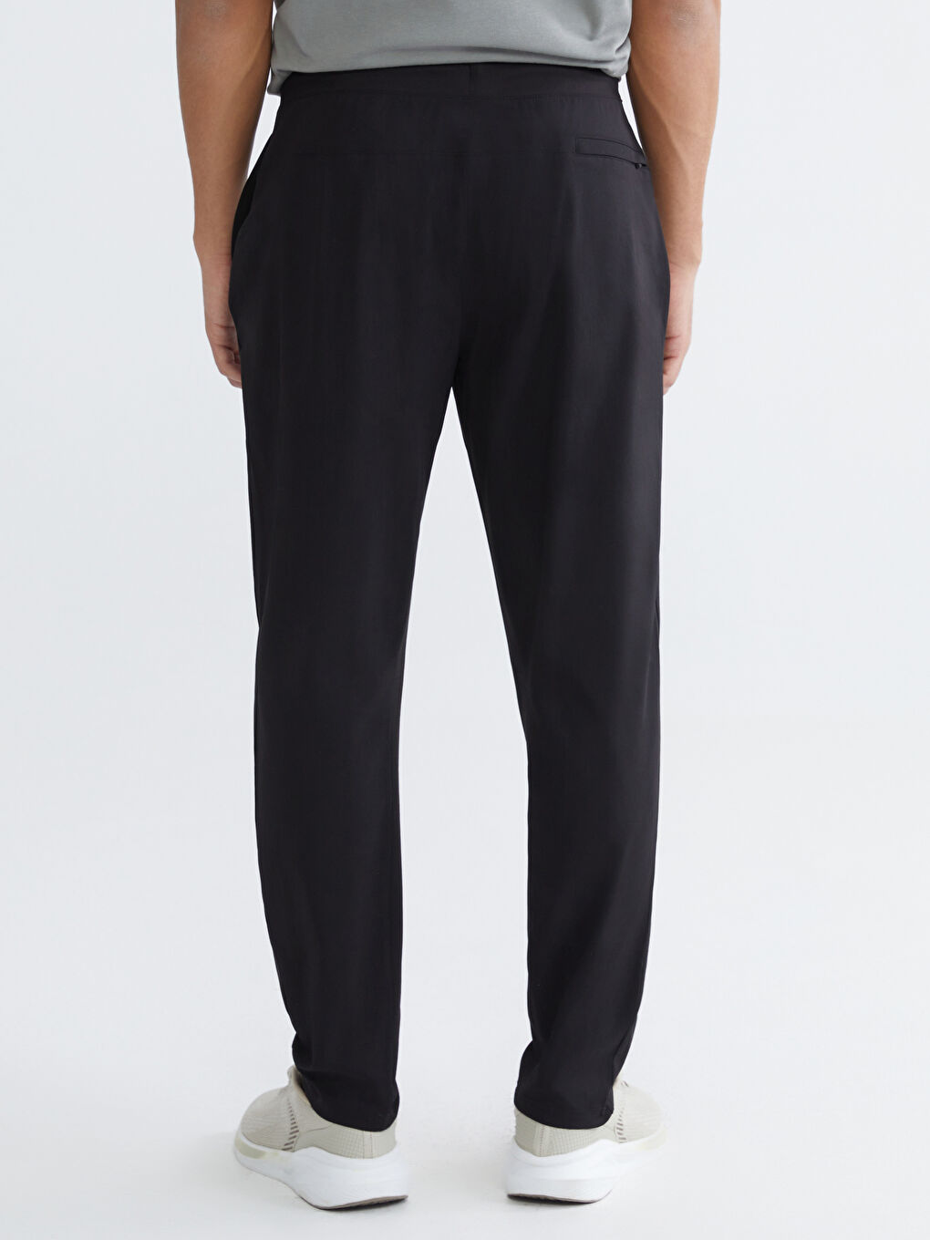 Siyah Standart Kalıp Erkek Eşofman Altı-3