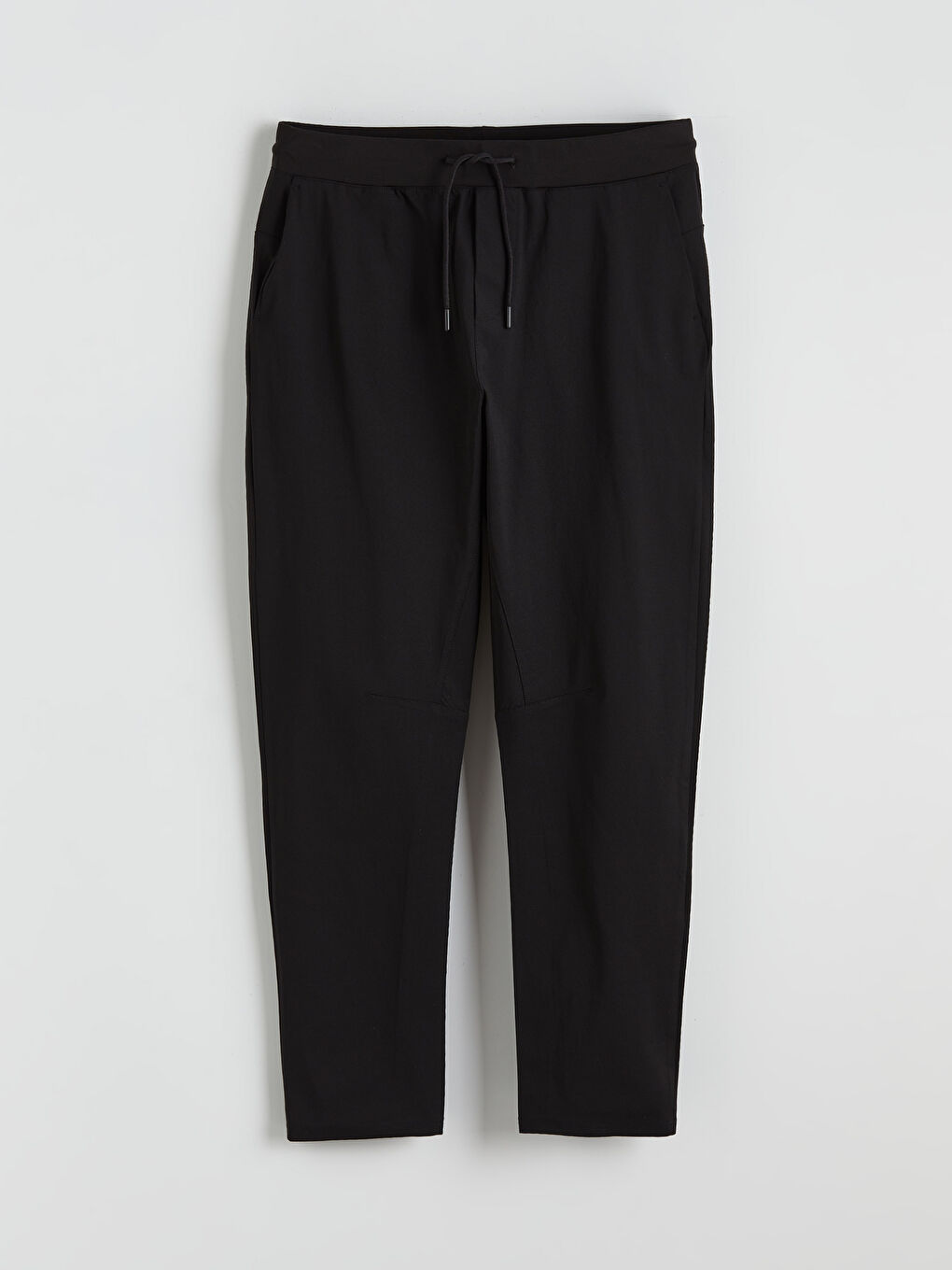 Siyah Standart Kalıp Erkek Eşofman Altı-4