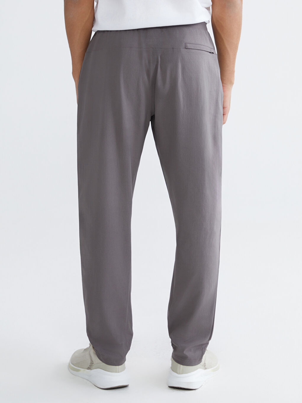 Antrasit Standart Kalıp Erkek Eşofman Altı-3