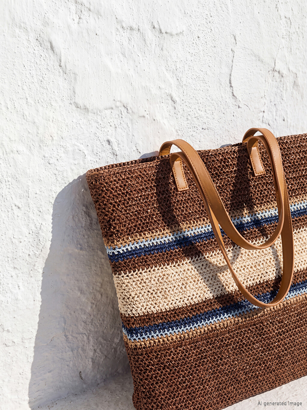 Women's Rattan Beach Bag