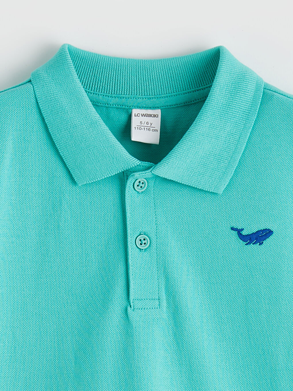 Majica sa polo kragnom i vezom za dečake-1