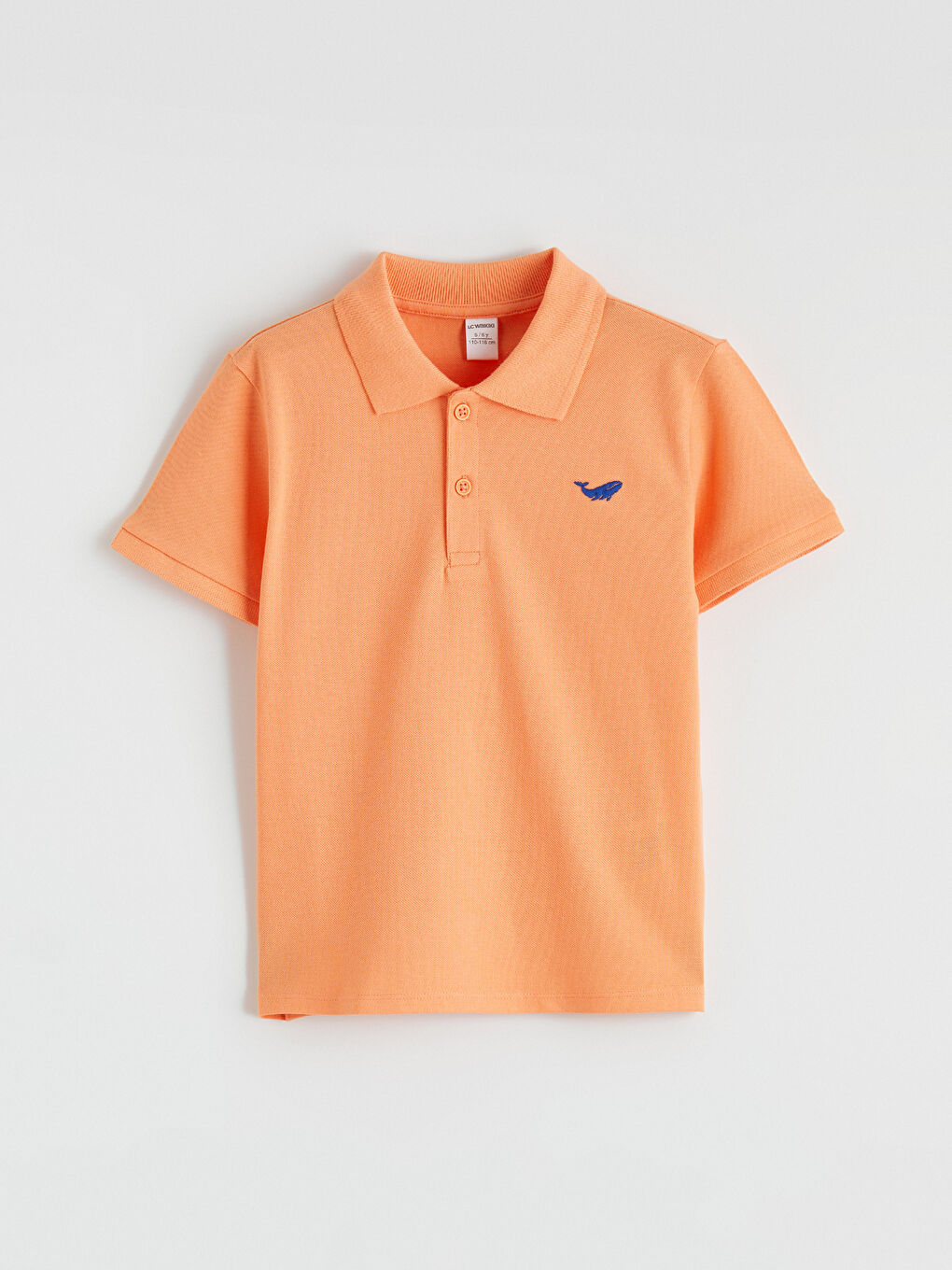 Polokragen Besticktes Jungen-T-Shirt