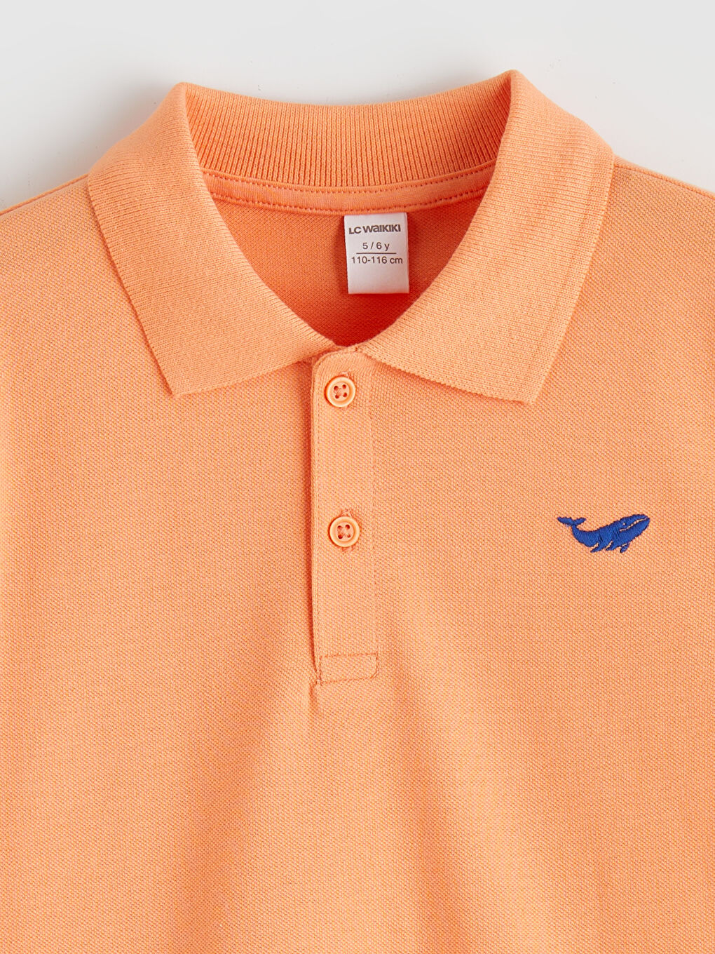 Polokragen Besticktes Jungen-T-Shirt-1