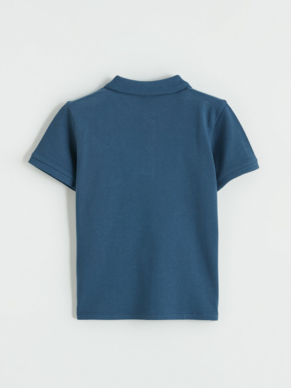 Polo Collar Embroidered Boys' T-Shirt-2